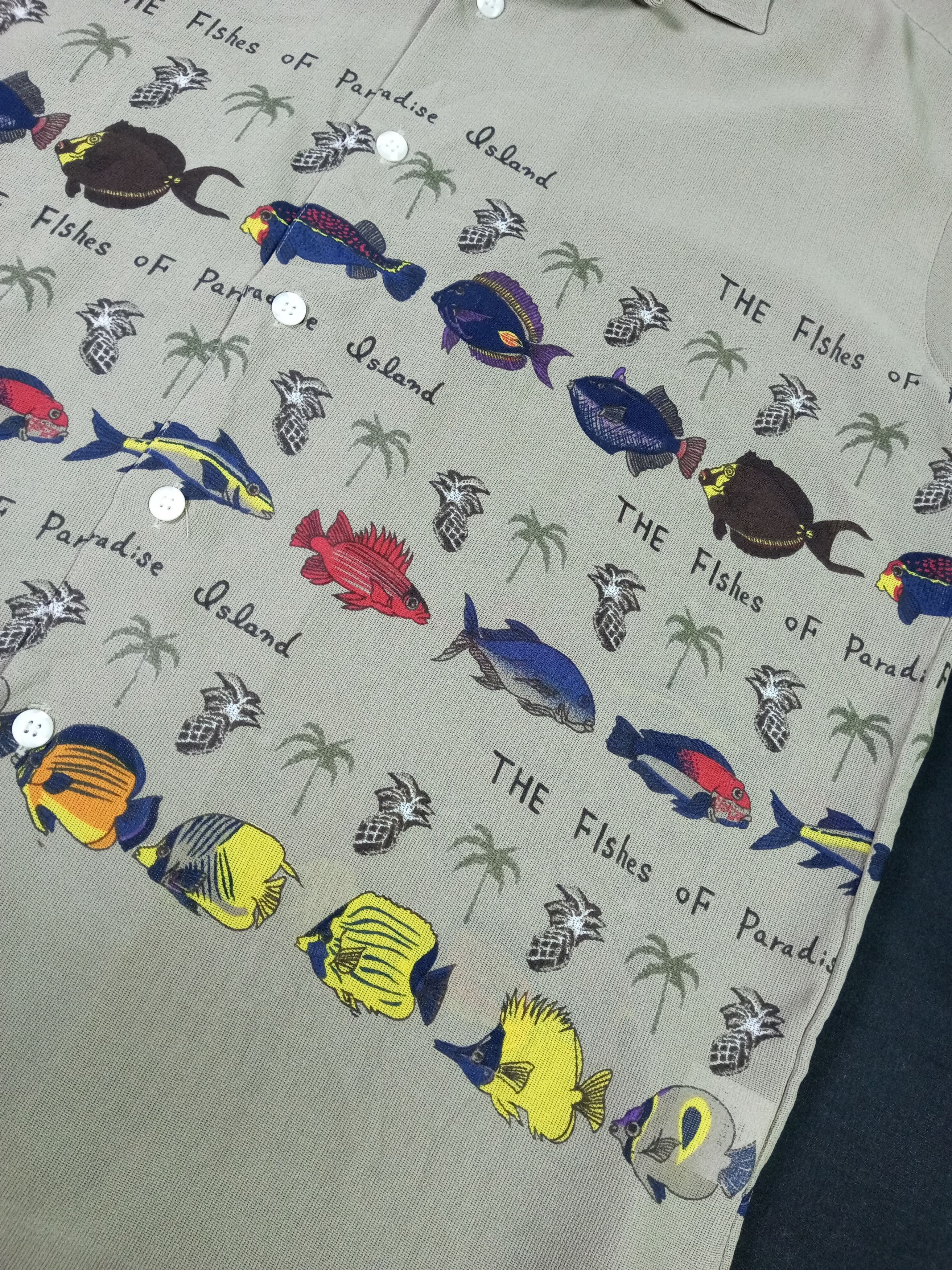 Japanese Brand 🔥Japanese brand Monsieur Sunmaruka Hawaii style shirt Size US L / EU 52-54 / 3 - 12 Thumbnail