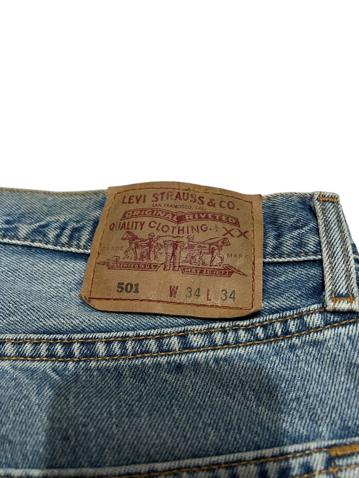 Levi's Vintage Levis 501 Faded Dirty Jean Size US 32 / EU 48 - 19 Thumbnail