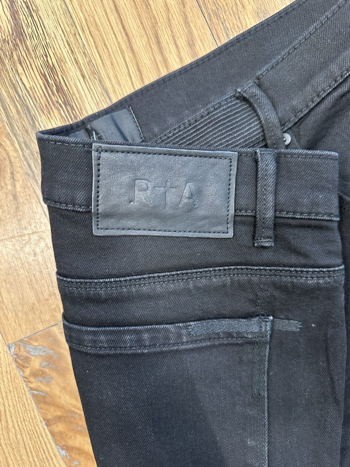 Rta Rta 3D Spell Black Denim Jeans Size 36 Size US 36 / EU 52 - 4 Thumbnail