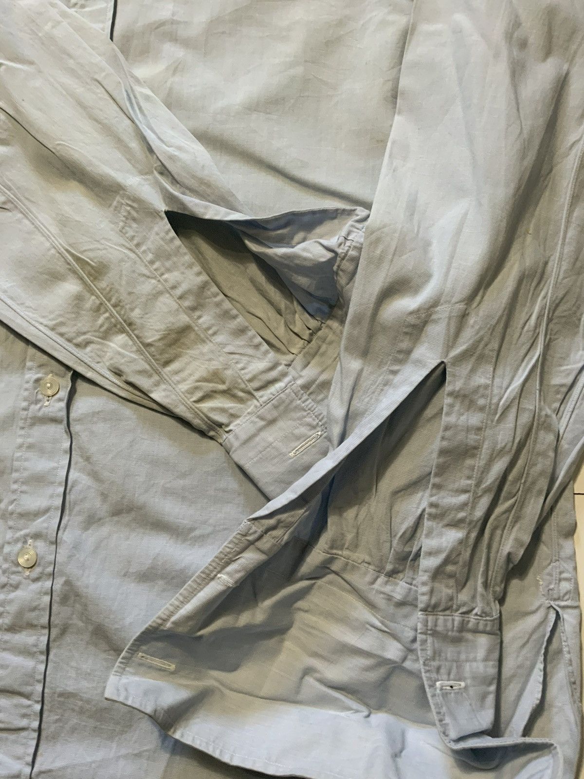 Vintage Vintage 60s 70s Madelios Paris Button Front Mens Dress Shirt Size US M / EU 48-50 / 2 - 4 Thumbnail