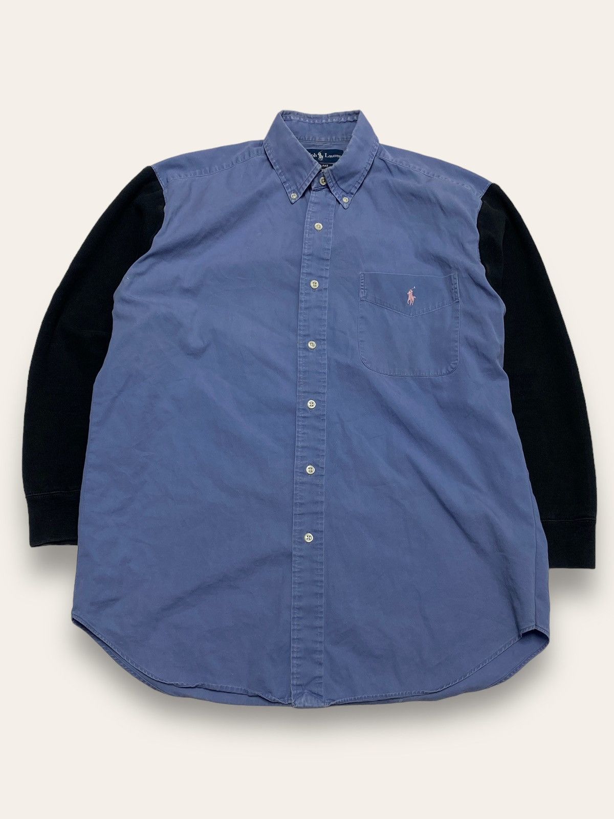 Polo Ralph Lauren 90s Vintage POLO RALPH LAUREN Custom Button Up Shirt Size US L / EU 52-54 / 3 - 1 Thumbnail