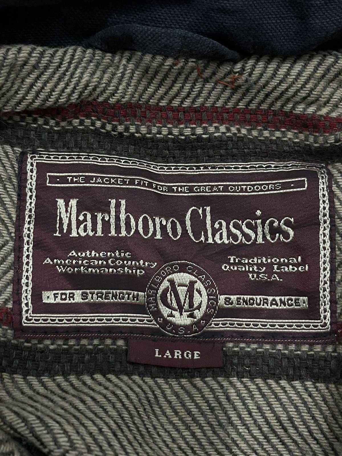 Marlboro Classics VINTAGE MARLBORO CLASSICS DETROIT LONG PARCA JACKET Size US XXL / EU 58 / 5 - 8 Thumbnail