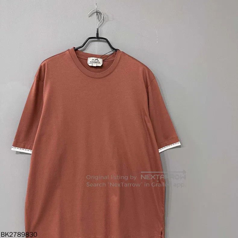 Hermes Hermes Terracotta short sleeve Size M / US 6-8 / IT 42-44 - 2 Thumbnail