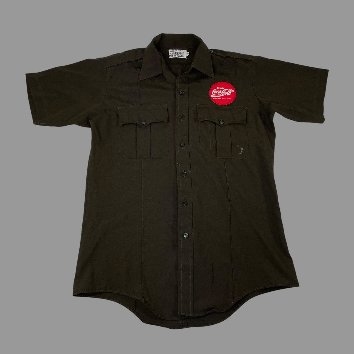 Coca Cola × Vintage Vintage 1970s Coca Cola button up shirt Size US L / EU 52-54 / 3 - 1 Thumbnail