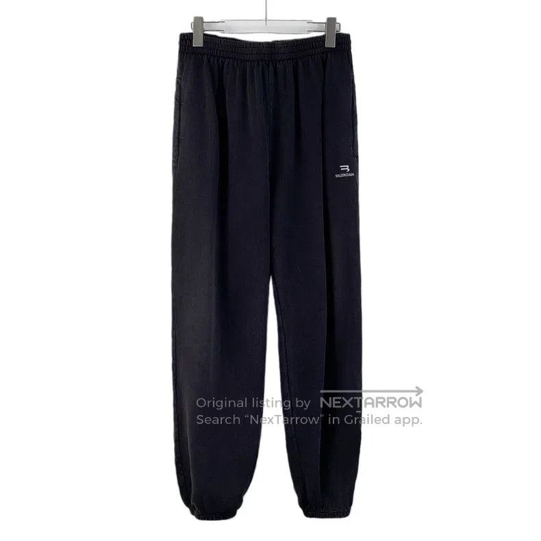 Balenciaga Balenciaga size S Black washed distressed logo embroidered Size US 27 - 1 Thumbnail