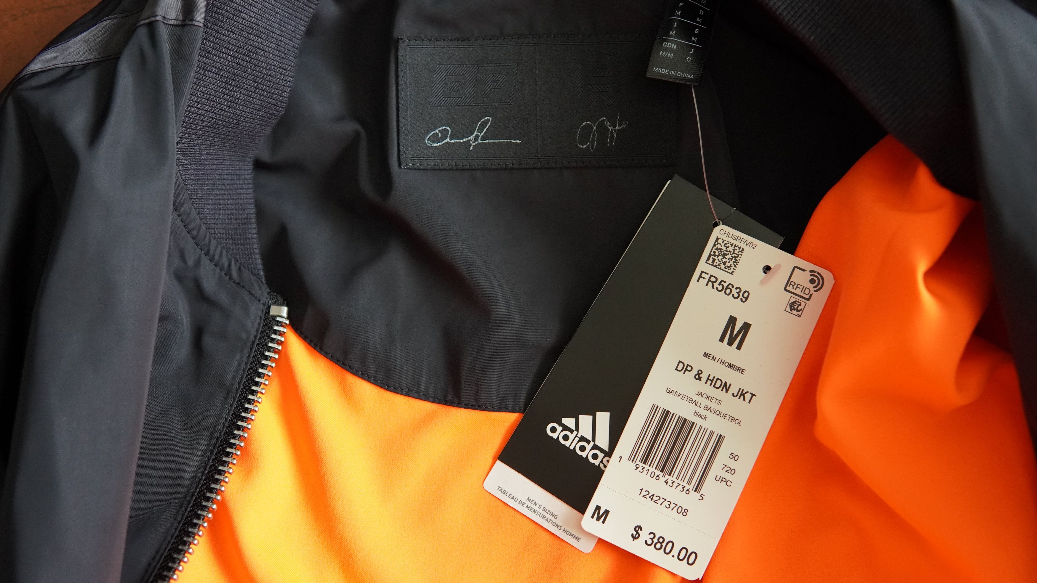 Adidas × Daniel Patrick Daniel Patrick x James Harden Jacket – Black – Size M Size US M / EU 48-50 / 2 - 3 Thumbnail