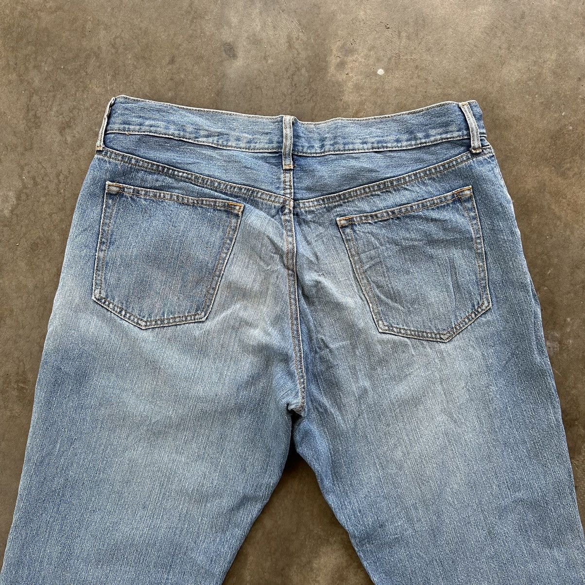 Japanese Brand Vintage Japanese Distressed Faded Jean Denim Pant W33 Size US 33 - 11 Thumbnail