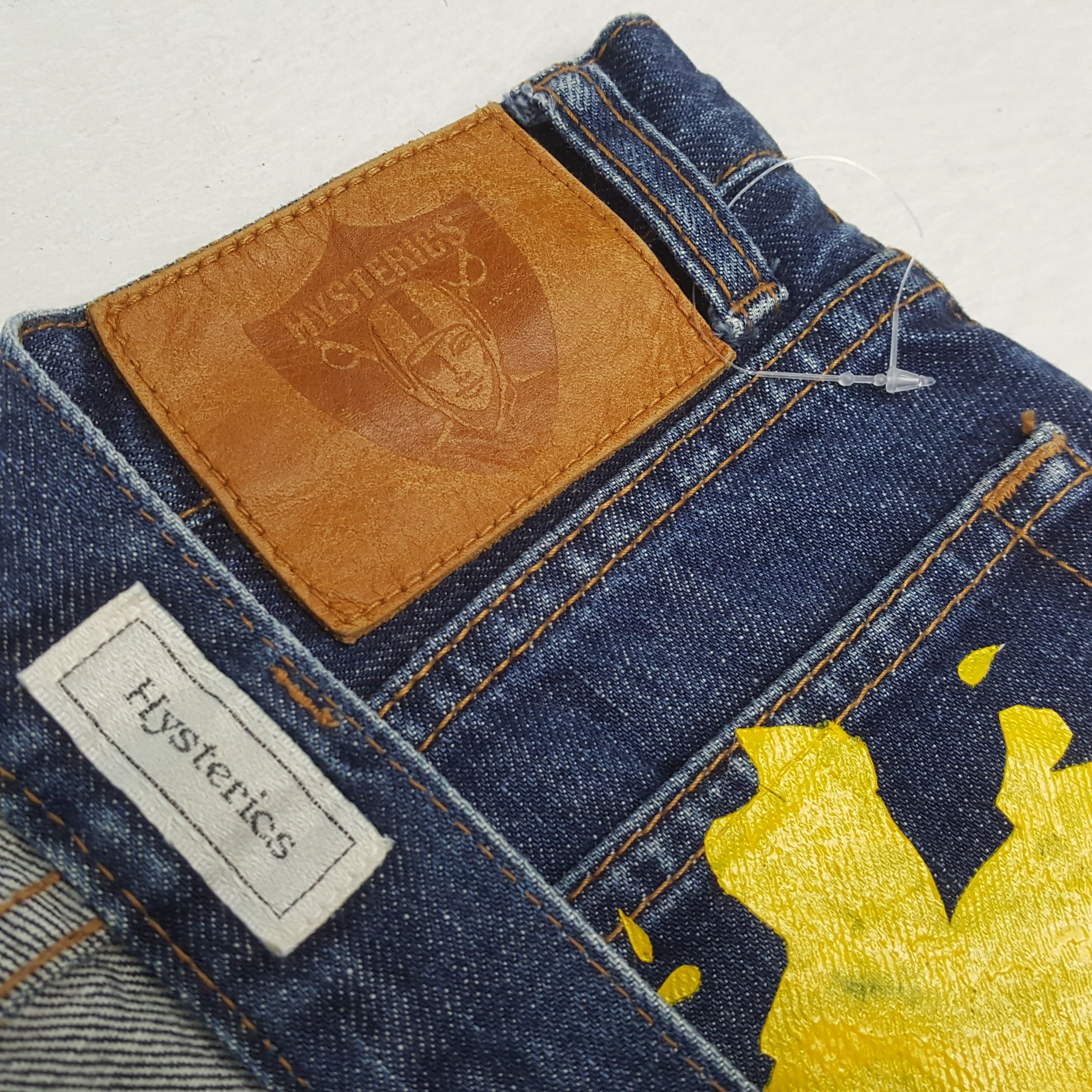 Hysteric Glamour HYSTERIC GLAMOUR Japanese Brand Streetwear Custom Art Jeans Size US 27 - 14 Thumbnail