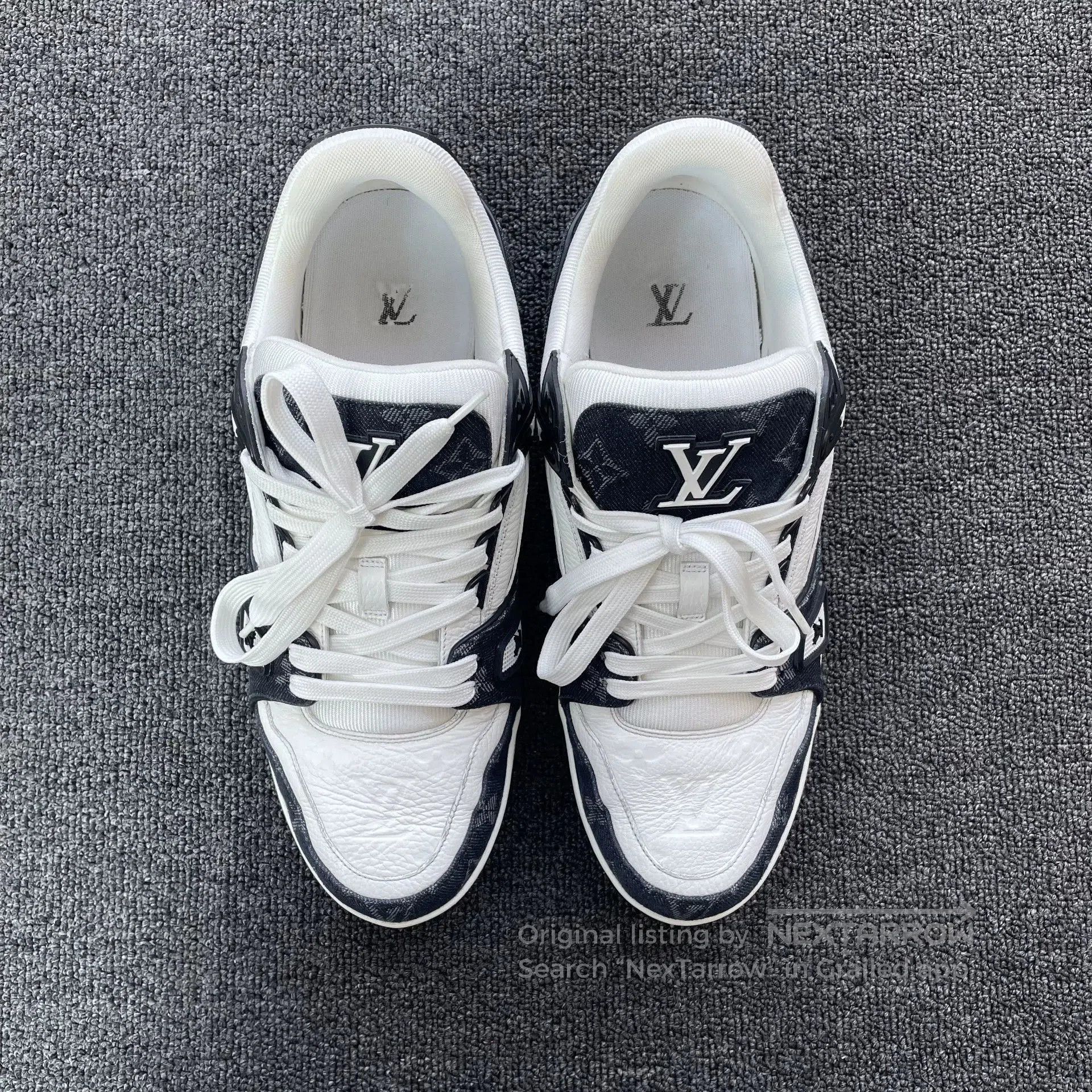 Louis Vuitton Multi Color Low Top Sneakers Size 10. Size US 10 / EU 43 - 2 Thumbnail