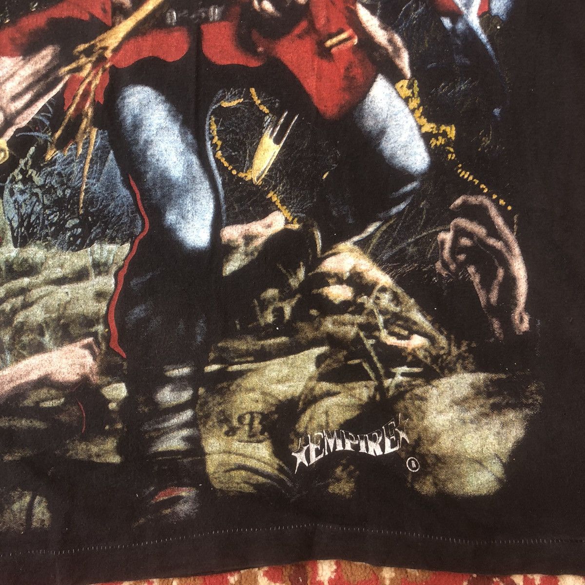 Band Tees × Iron Maiden × Vintage VERY RARE 1980’s IRON MAIDEN EMPIRE T SHIRT ARCHIVAL Size US L / EU 52-54 / 3 - 3 Thumbnail