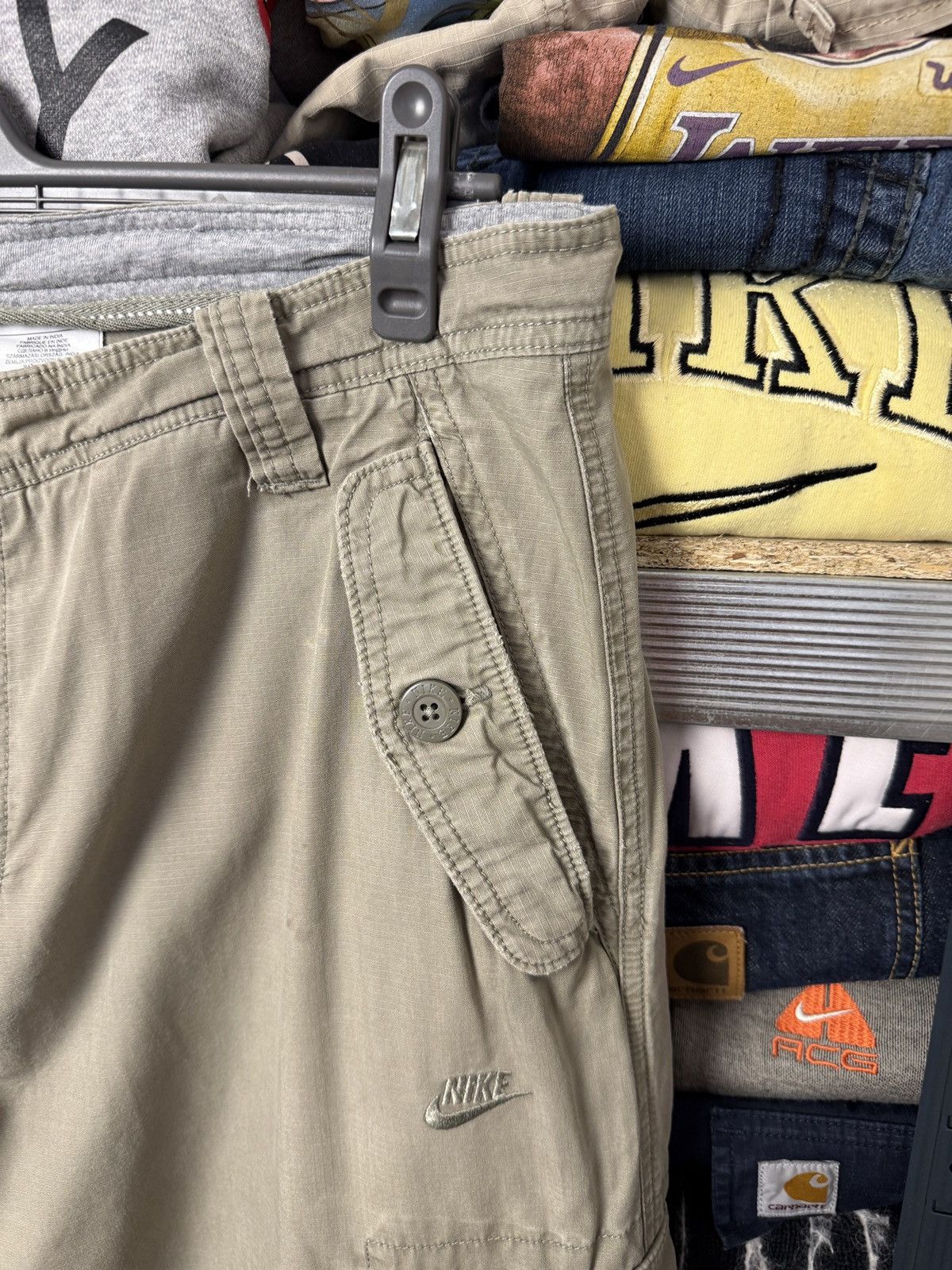 Japanese Brand Nike Vintage Cargo Pants Baggy Wide Japanese Size US 36 / EU 52 - 6 Thumbnail