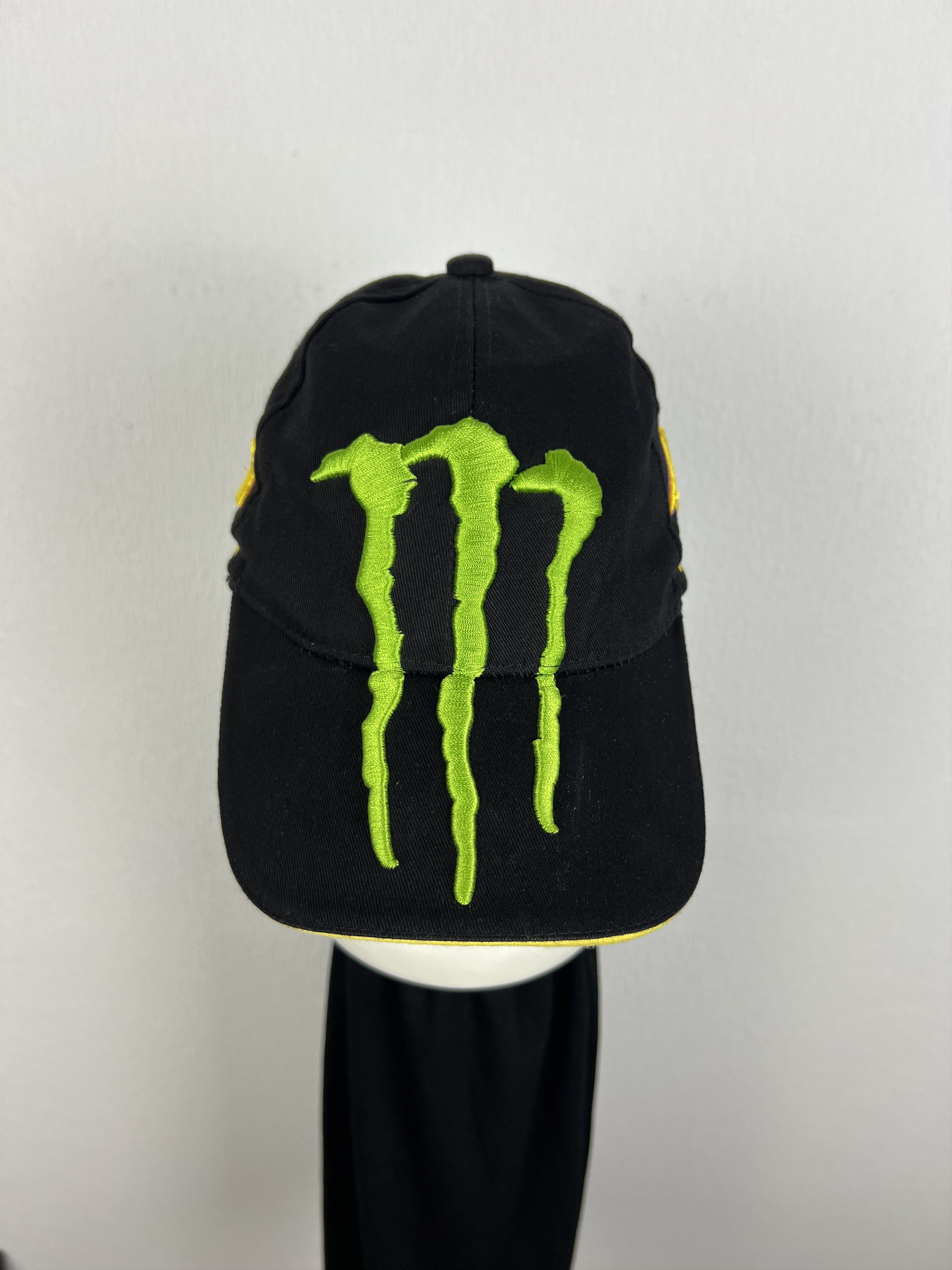 Vintage Official Valentino Rossi Monster Yamaha Cap Hat Rare Racing Size ONE SIZE - 2 Thumbnail