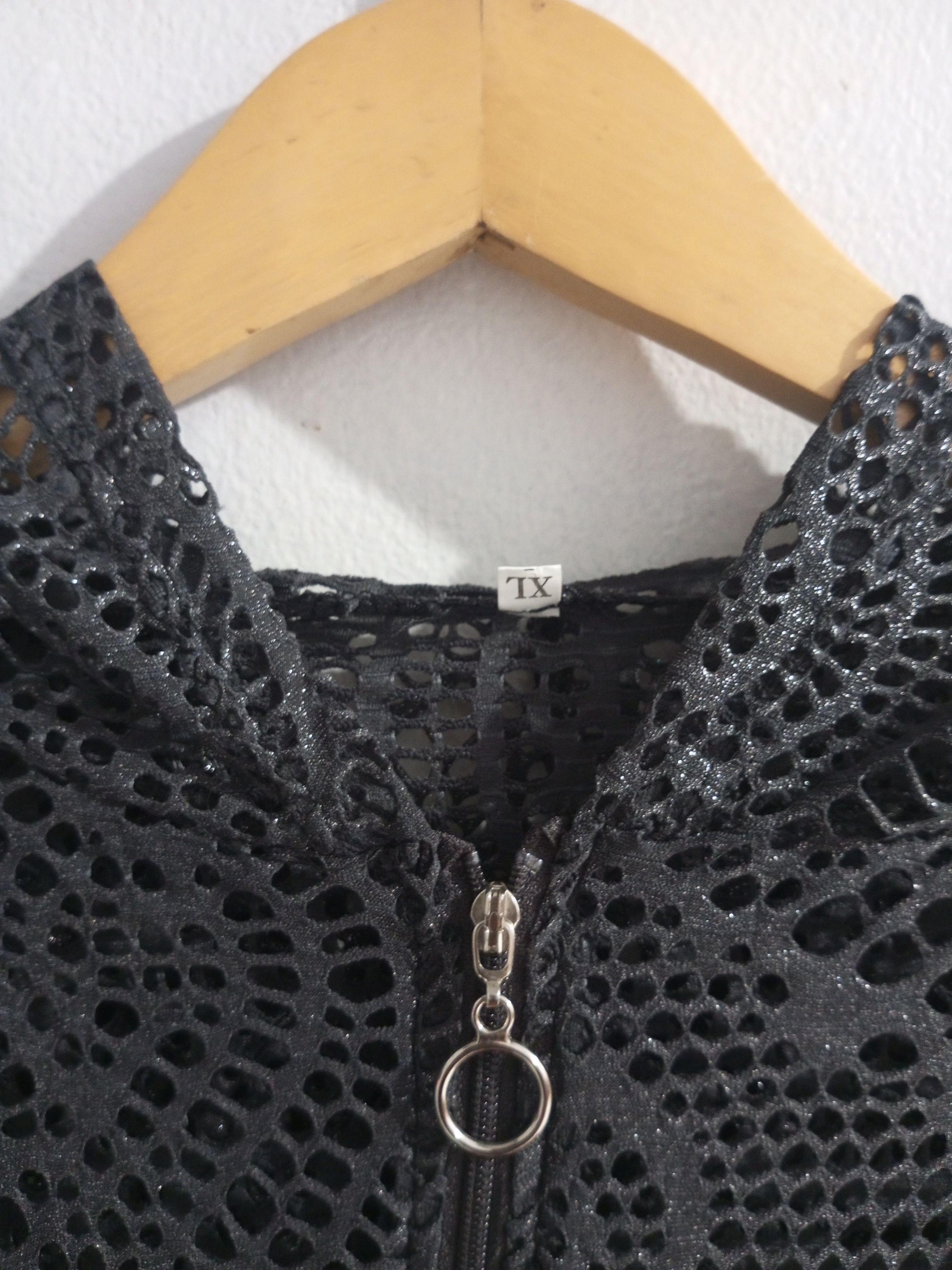 20471120 Vintage japanese mesh zipper hoodie Size US XL / EU 56 / 4 - 5 Thumbnail
