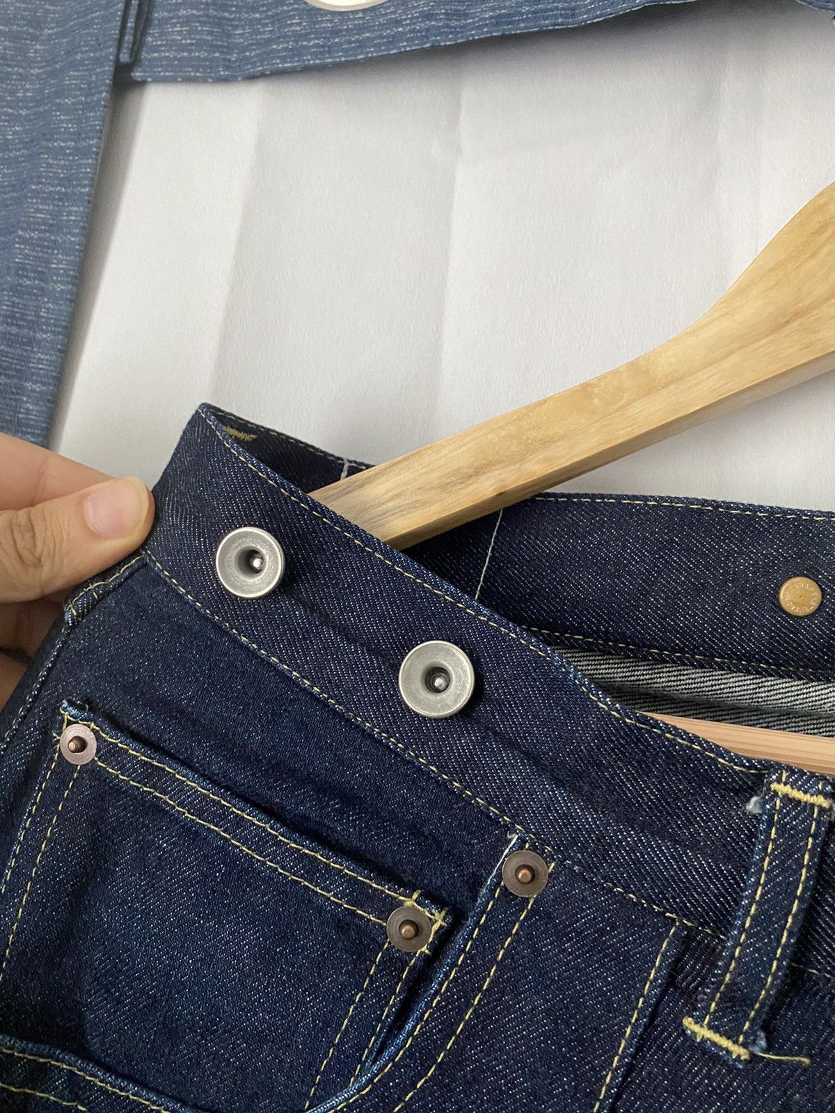 Japanese Brand NAME Denim Japanese Jeans Size US 30 / EU 46 - 4 Thumbnail