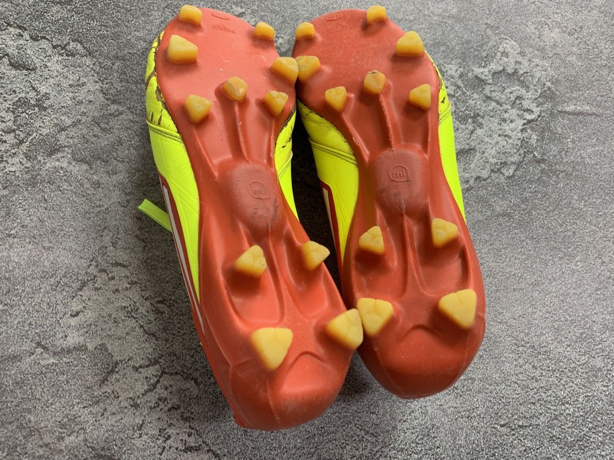 Adidas × Vintage Adidas Adizero F50 FG Yellow Leather Football Soccer Shoes Size US 7.5 / EU 40-41 - 13 Thumbnail