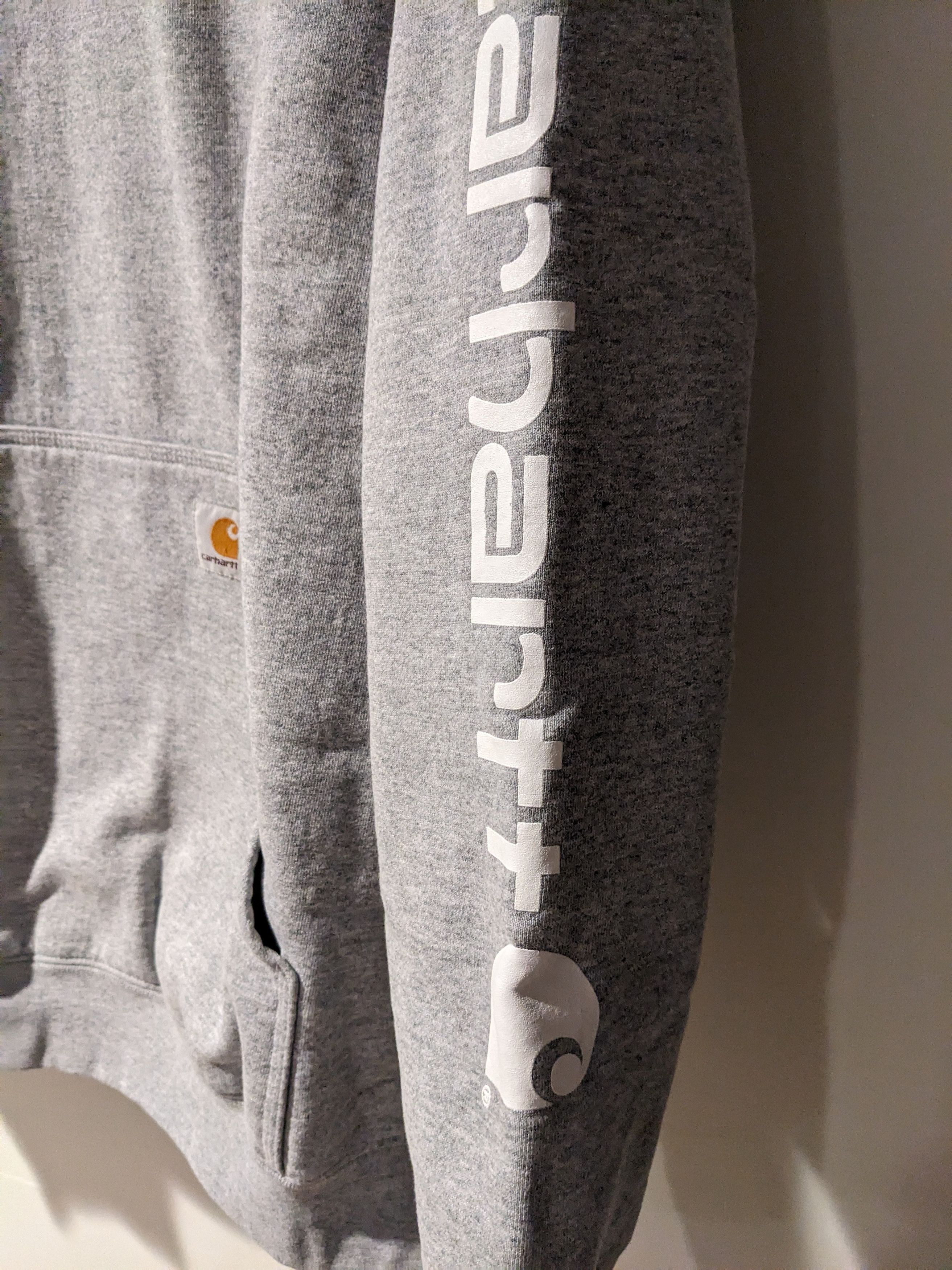 Carhartt × Designer Carhartt Original Fit Gray Large Hoodie Size US L / EU 52-54 / 3 - 2 Thumbnail
