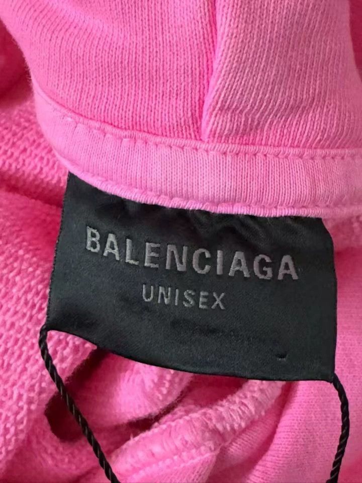 Balenciaga Balenciaga Pink Scissors Letter Hoodie 2502-Nextarrow Size US S / EU 44-46 / 1 - 2 Thumbnail
