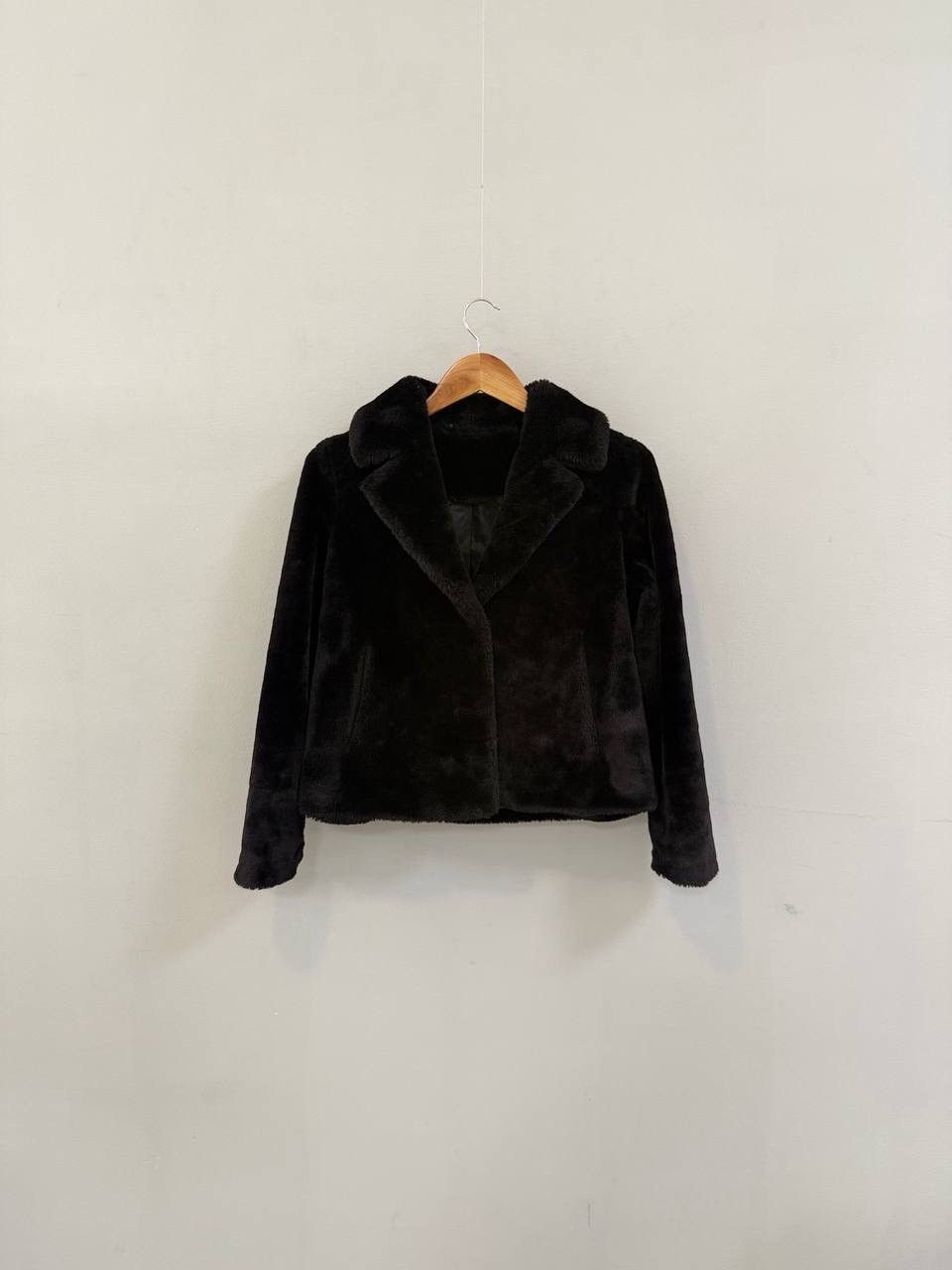 Other Very crazy Vintage Y2K Faux Fur Cropped Avantgarde Jacket Size M / US 6-8 / IT 42-44 - 1 Thumbnail