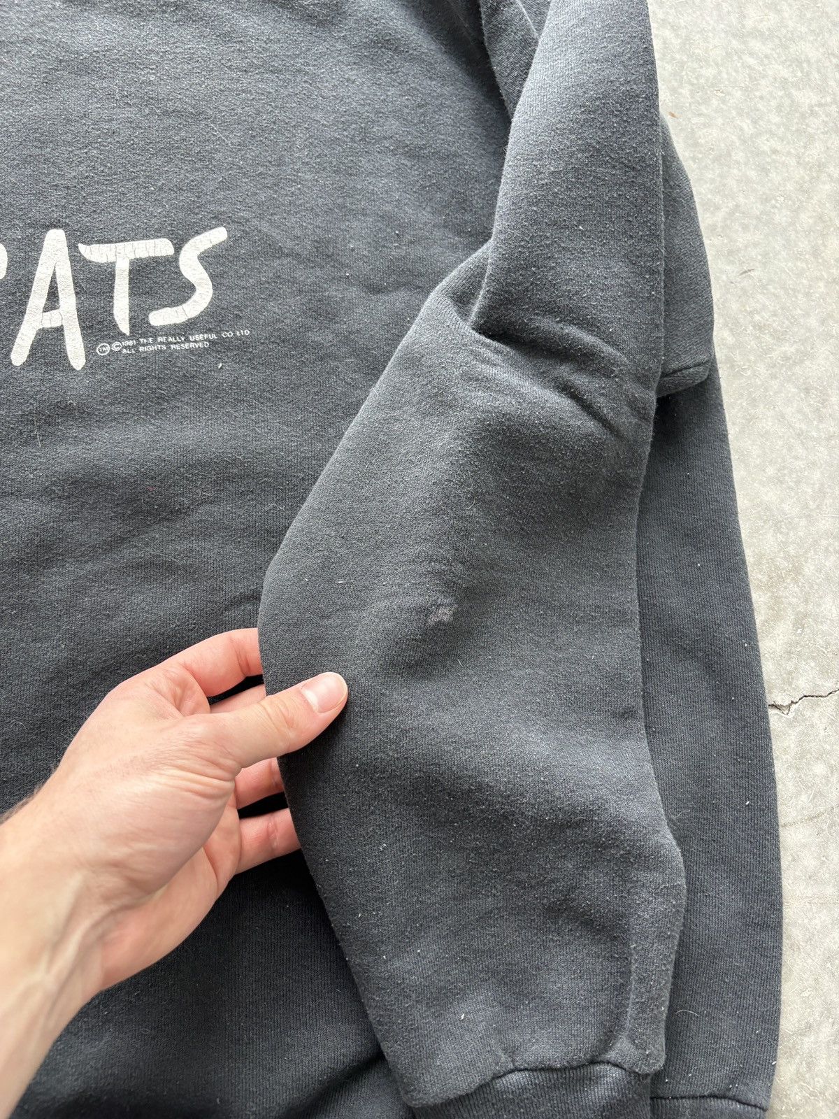 Vintage Vintage 80s Cats Raglan Sweatshirt Size US L / EU 52-54 / 3 - 6 Thumbnail