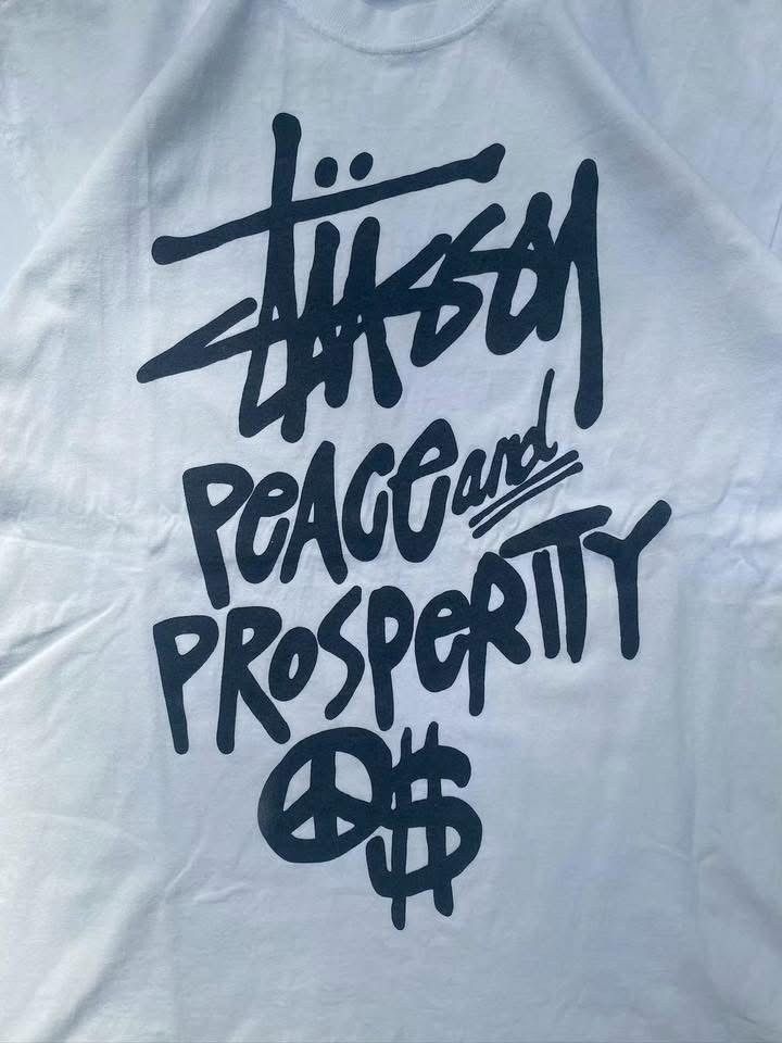Stussy Stüssy ' Peace and prosperity ' Size US M / EU 48-50 / 2 - 3 Thumbnail