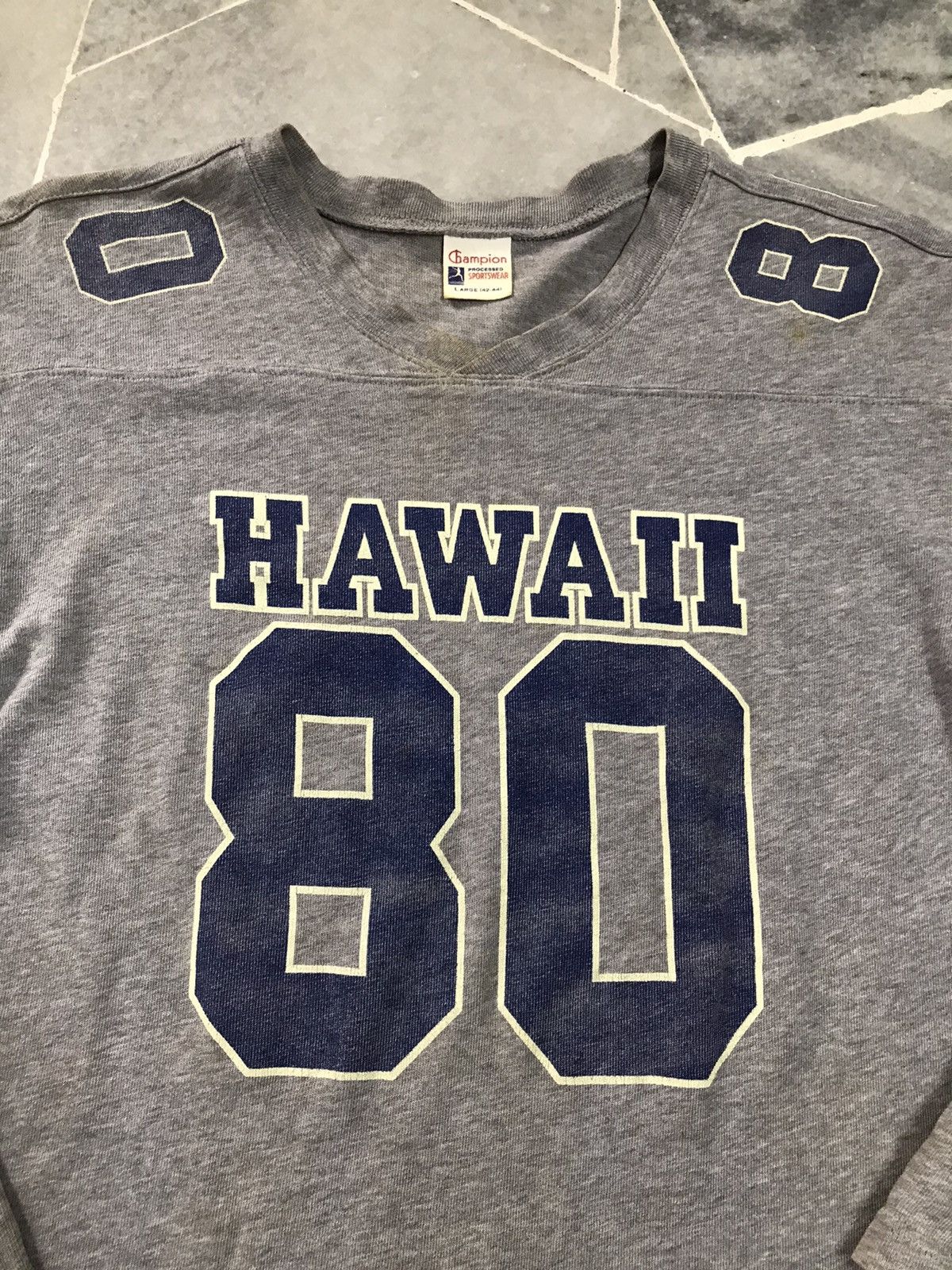 Champion × Vintage 80s Champion X University Of Hawaii football Jersey Size US L / EU 52-54 / 3 - 8 Thumbnail