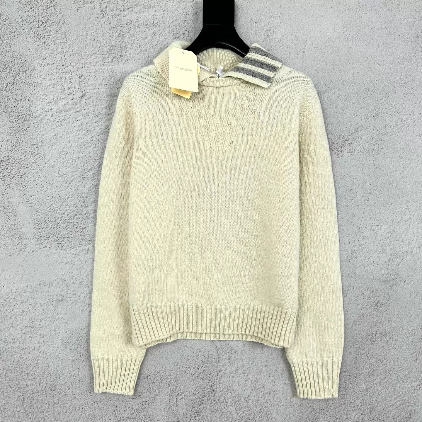 Thom Browne TB Ivory Polo Knit Sweater size 2 Size XS / US 0-2 / IT 36-38 - 1 Thumbnail