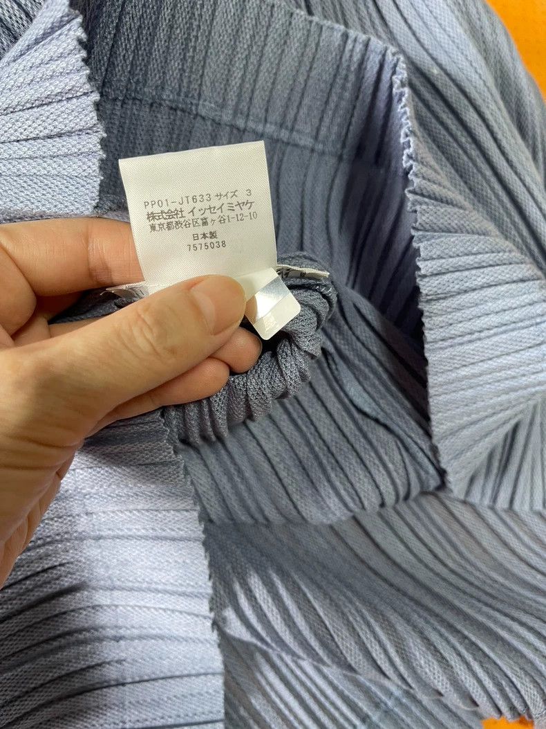 Issey Miyake Issey Miyake Haze blue short-sleeved shirt Size L / US 10 / IT 46 - 5 Thumbnail