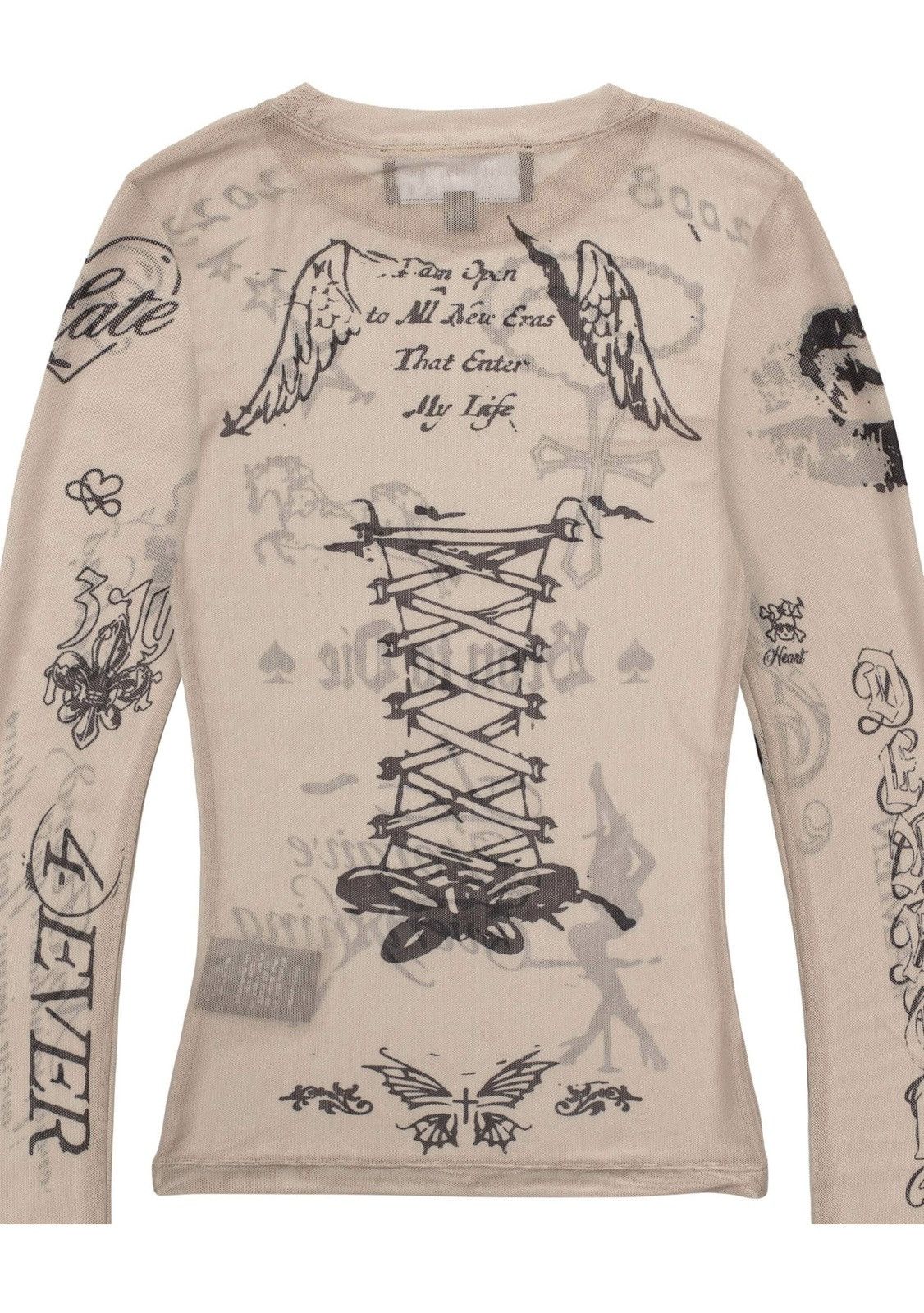 Racer Worldwide BNWT Racer Worldwide tattoo mesh longsleeve Size US L / EU 52-54 / 3 - 4 Thumbnail