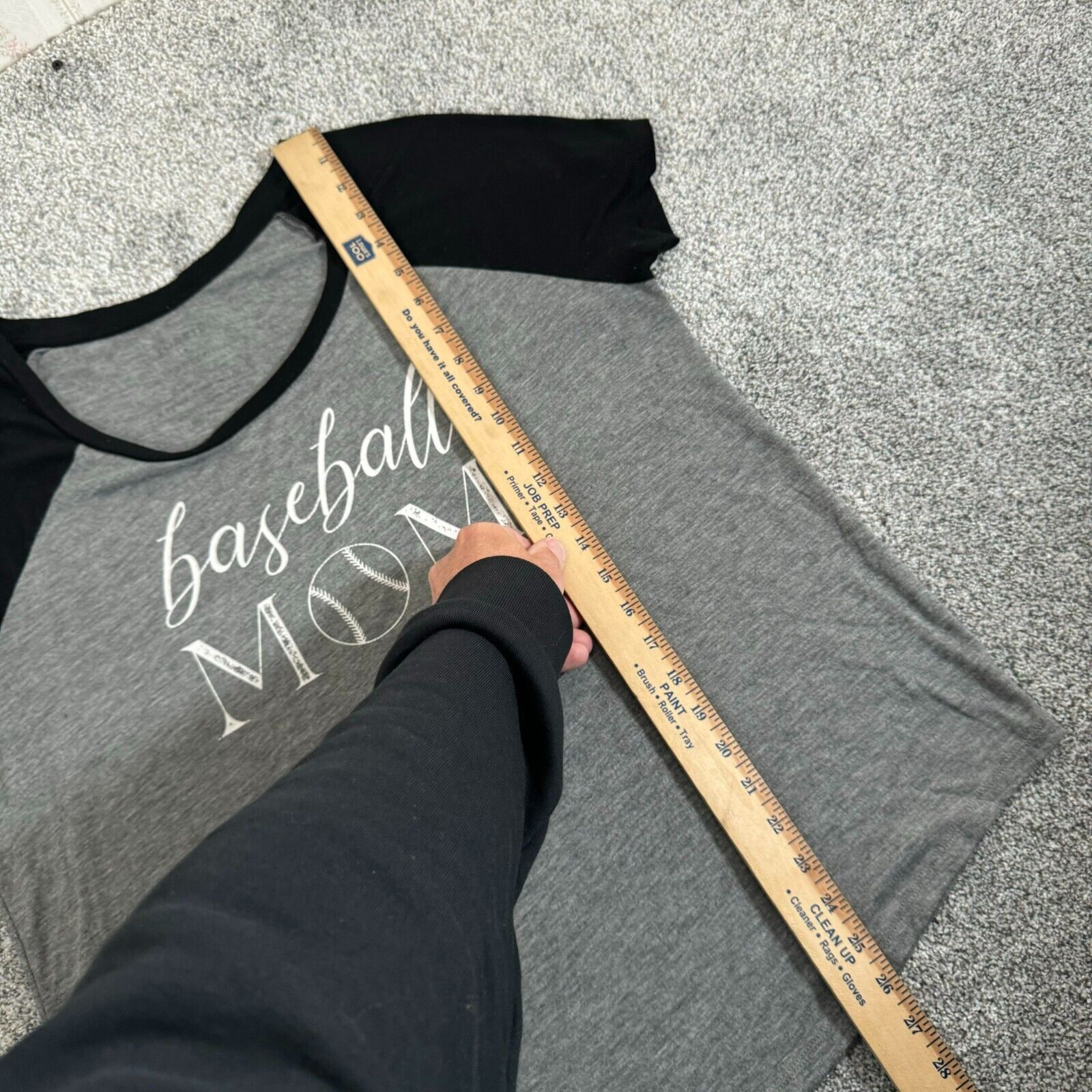 Other Torrid Baseball Mom Raglan Tee Shirt Womens Plus 1X Sports Size XL / US 12-14 / IT 48-50 - 5 Thumbnail