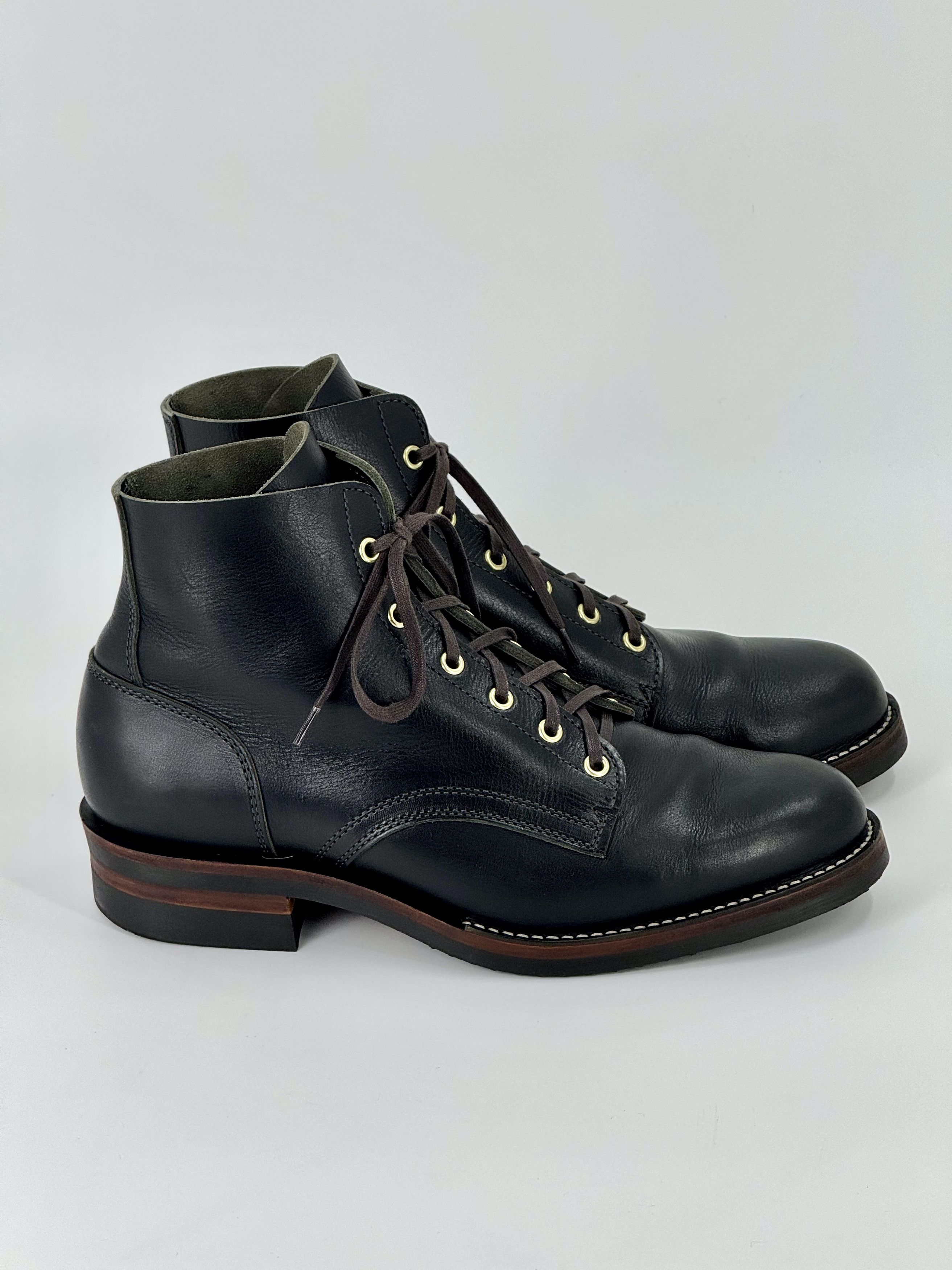 Japanese Brand Jack & White Brothers by White Kloud Black Boots Japan 10 Size US 10 / EU 43 - 6 Thumbnail