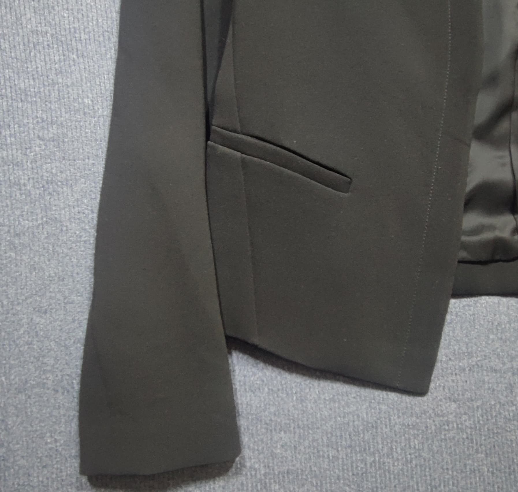 Dior × Japanese Brand × Theory NWT THEORY LANAI OPEN FRONT BLACK BLAZERS Size XS / US 0-2 / IT 36-38 - 4 Thumbnail