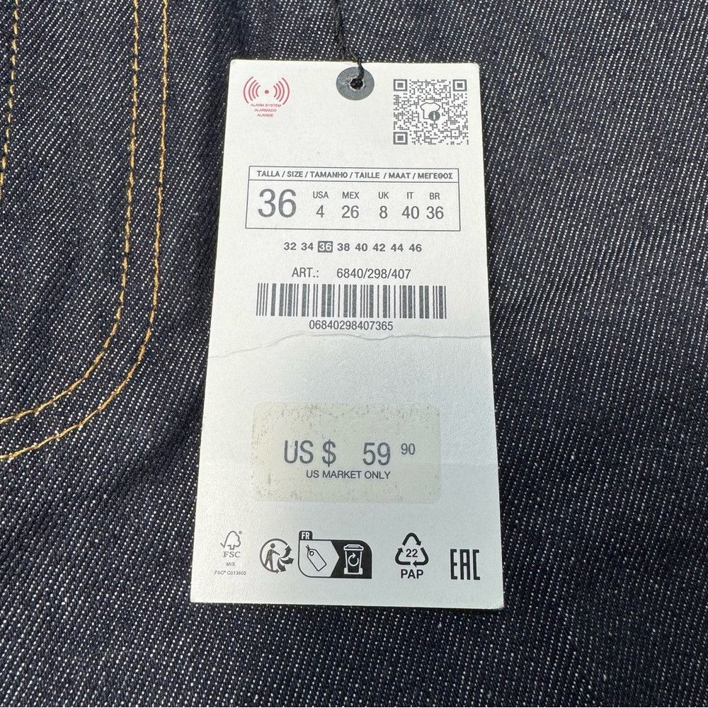 Zara NWT New Zara High Rise Bootcut Jeans Size 4 Size 25" / US 0 / IT 36 - 6 Thumbnail