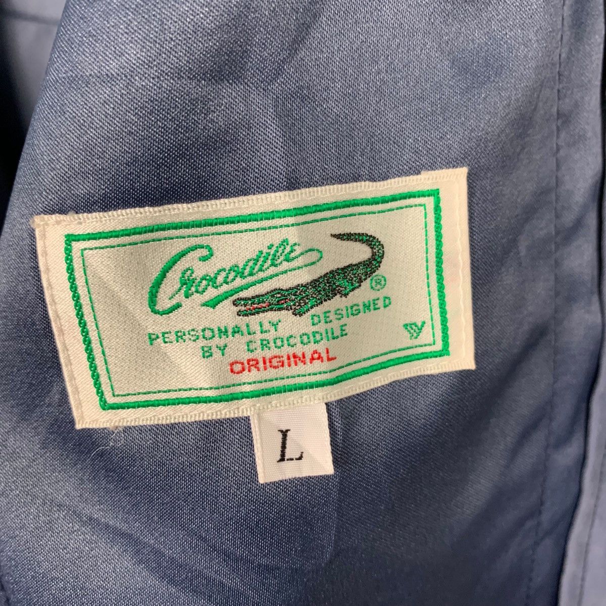 Japanese Brand Vintage 90's CROCODILE Casual Bomber Jacket #2451-C110 Size US L / EU 52-54 / 3 - 17 Thumbnail