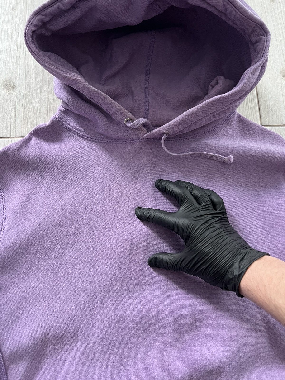 Supreme Supreme Sleeve Embroidery Hooded Sweatshirt Violet Medium Size US M / EU 48-50 / 2 - 10 Thumbnail
