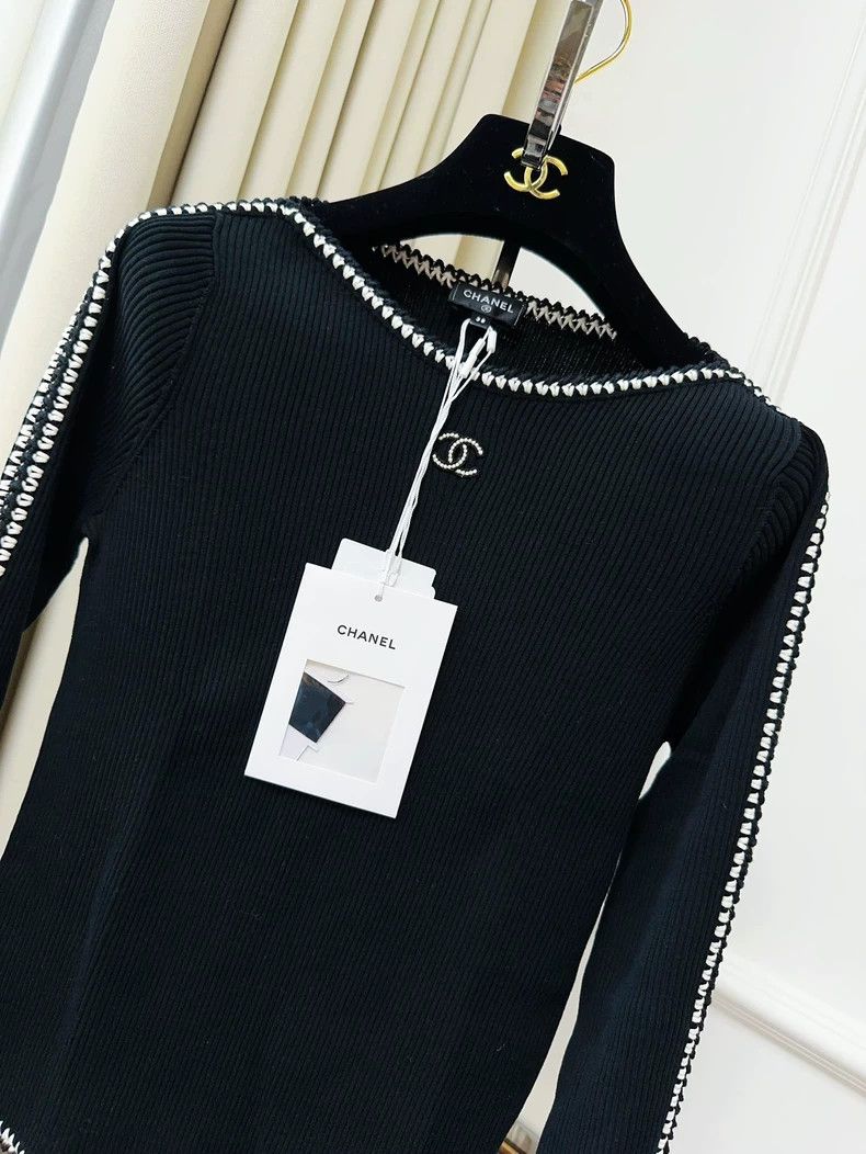 Chanel Chanel 22C early spring popular black patch white edge dou Size XS / US 0-2 / IT 36-38 - 2 Thumbnail
