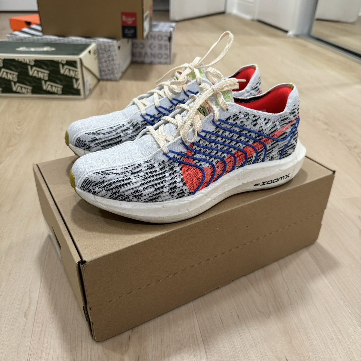 image of Nike Pegasus Turbo Next Nature Shoes in White, Men's (Size 8)