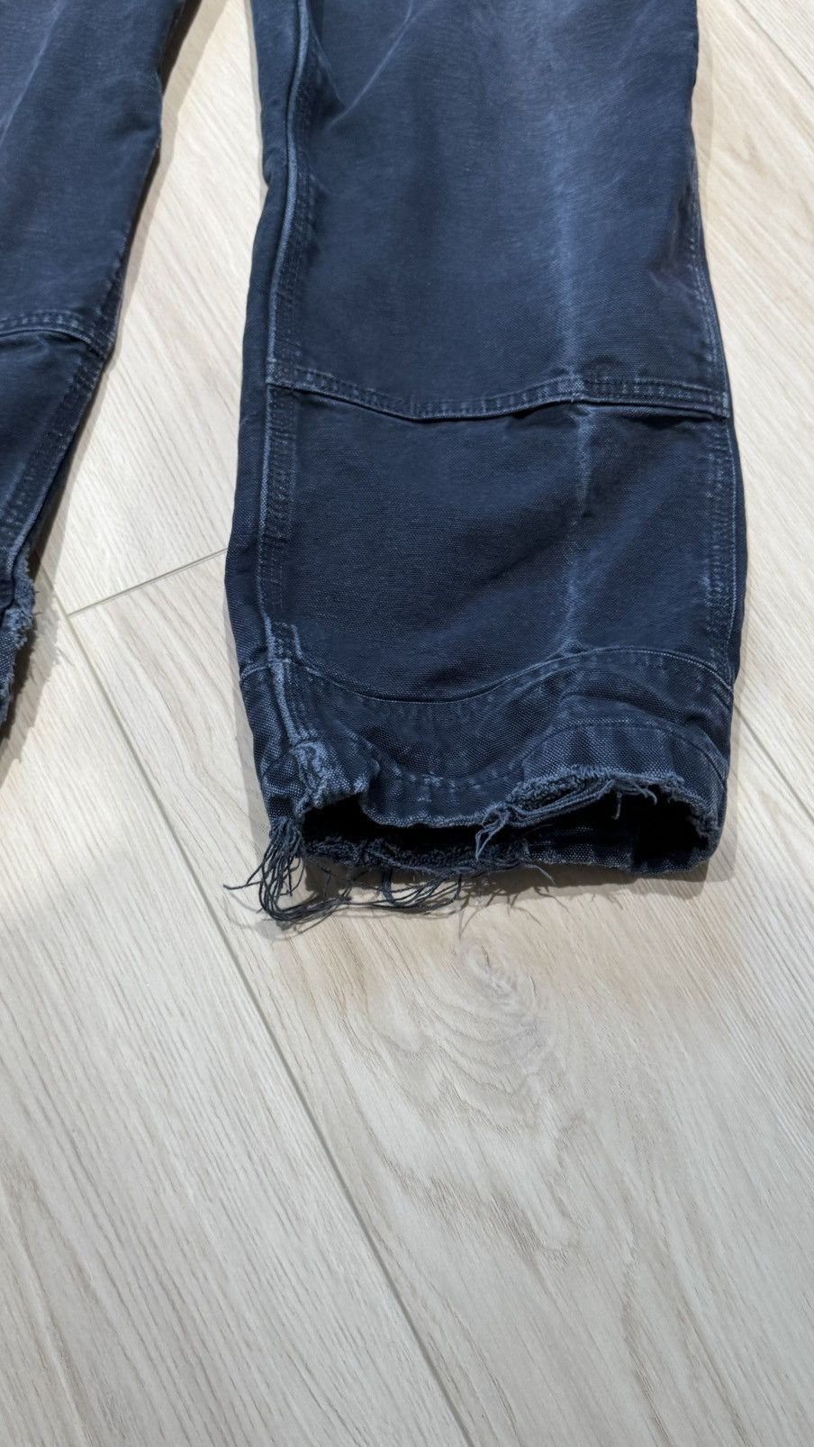 Carhartt Carharrt double knee carpenter overalls pants distressed Size US 32 / EU 48 - 6 Thumbnail
