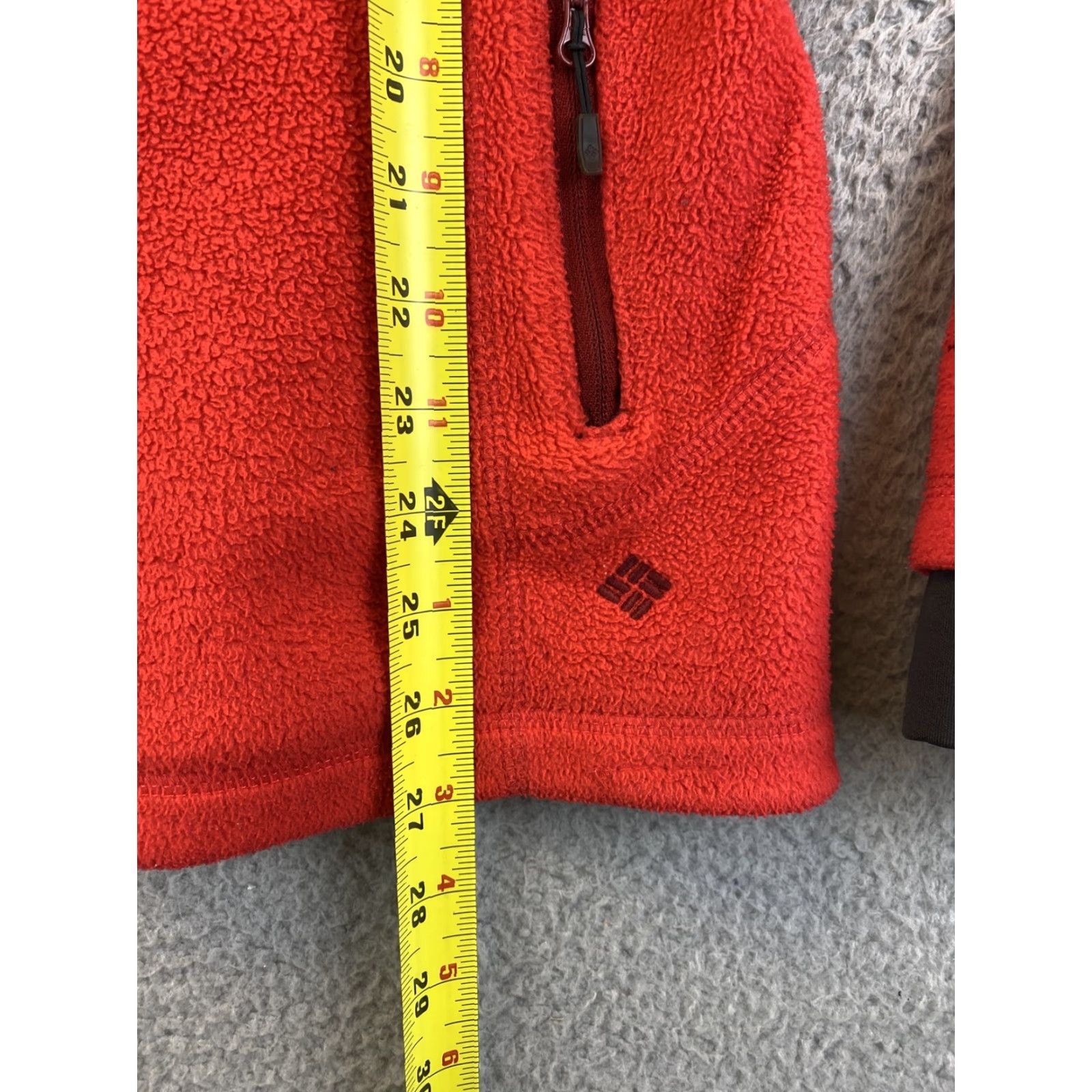 Vintage Columbia Fleece Jacket Womens L Red Full Zip Sweatshirt Zip Pockets / 77-12 Size L / US 10 / IT 46 - 6 Thumbnail
