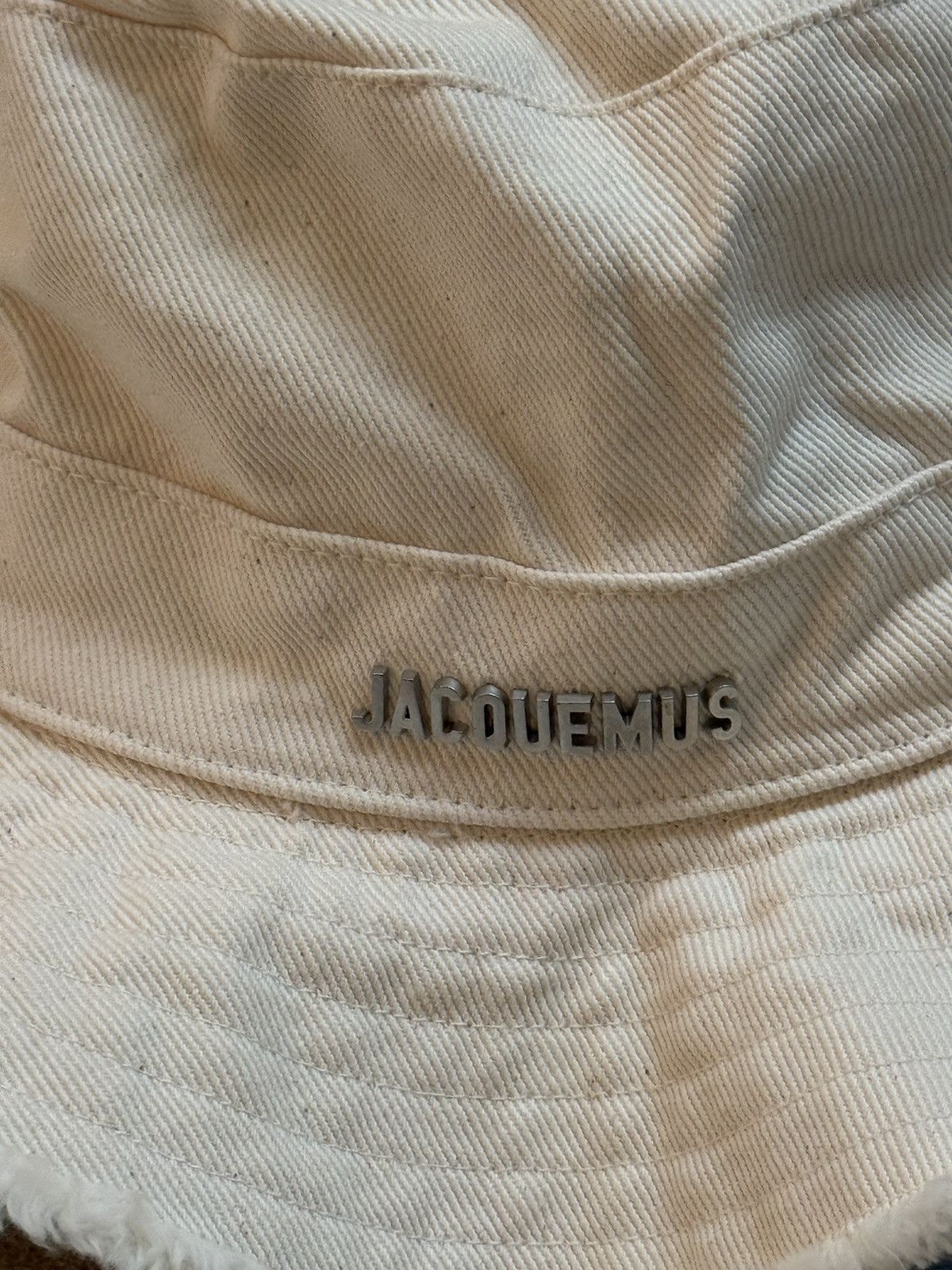 Jacquemus Jacquemus cream bucket hat Size ONE SIZE - 2 Thumbnail