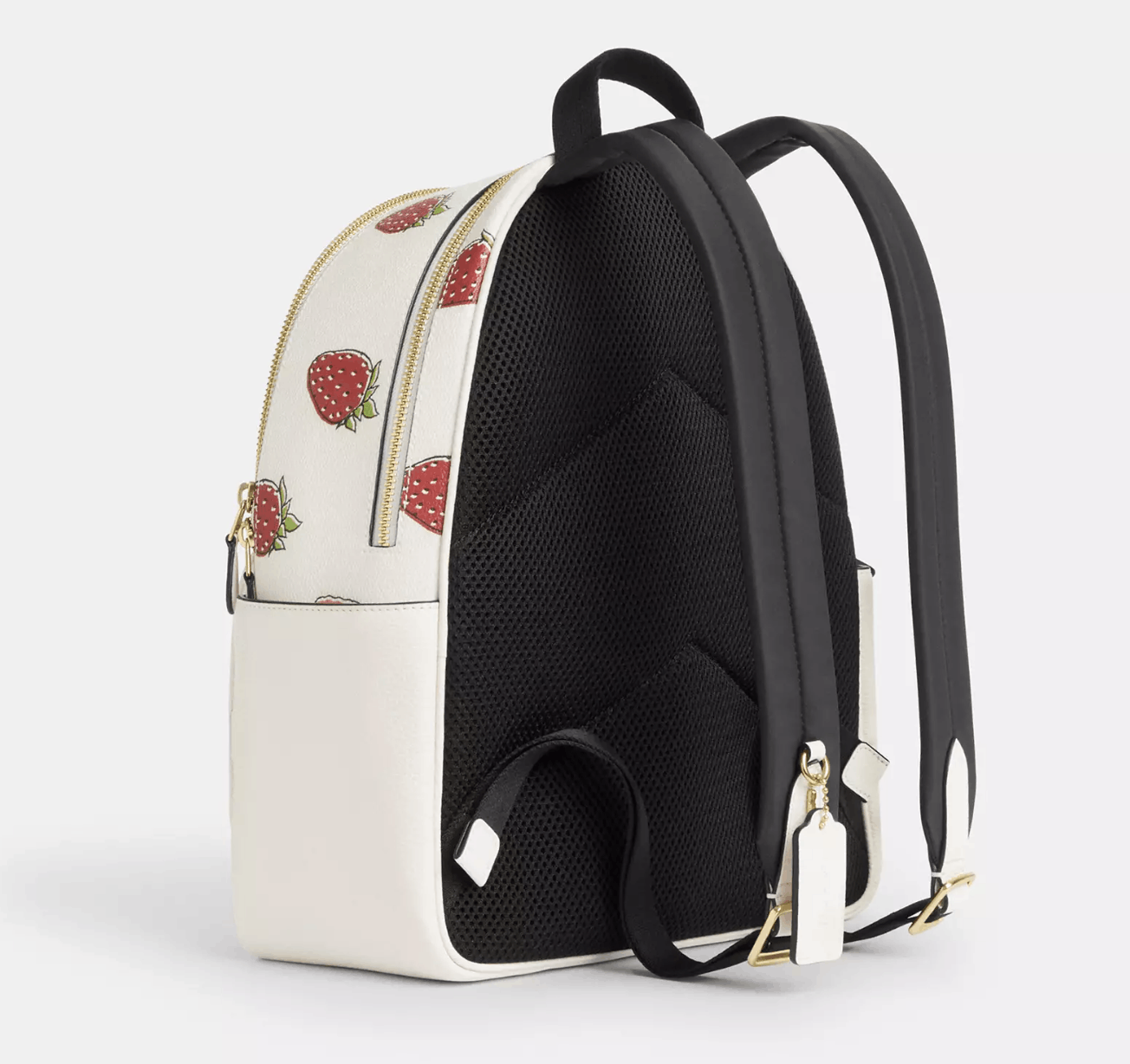 Coach Court Backpack With Strawberry Print CAS94 Size ONE SIZE - 8 Thumbnail