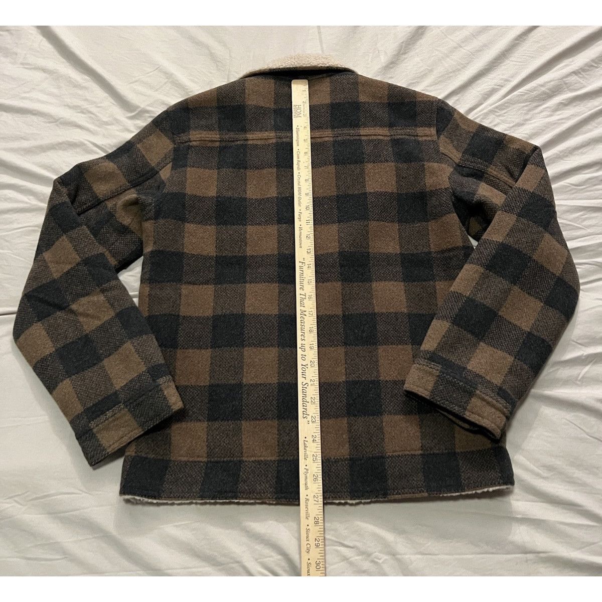 Other The Normal Brand Sherpa Jacket Size Small In Brown & Gray Ch Size US S / EU 44-46 / 1 - 7 Thumbnail