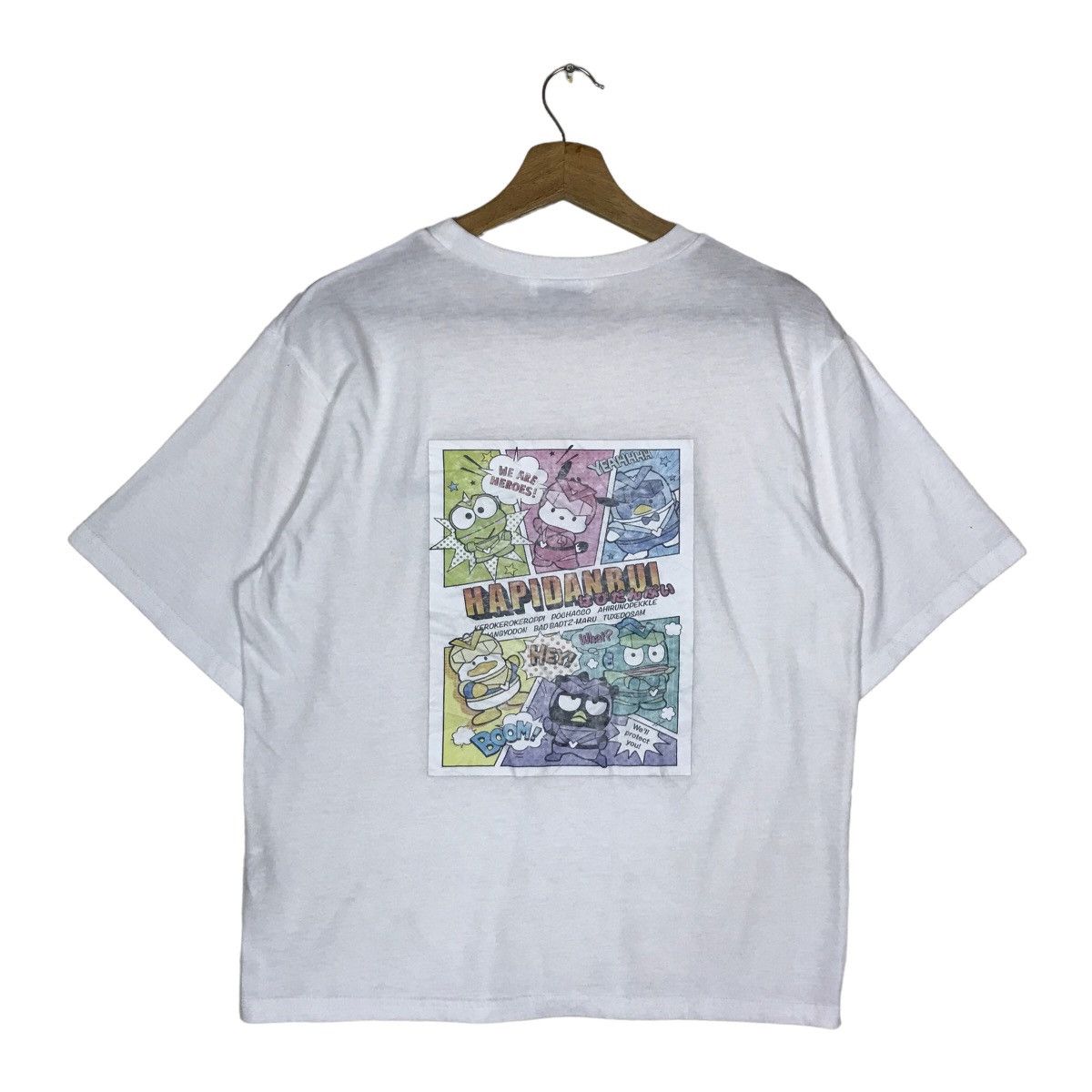Vintage Hapidanbui Sanrio Characters Tee Shirt