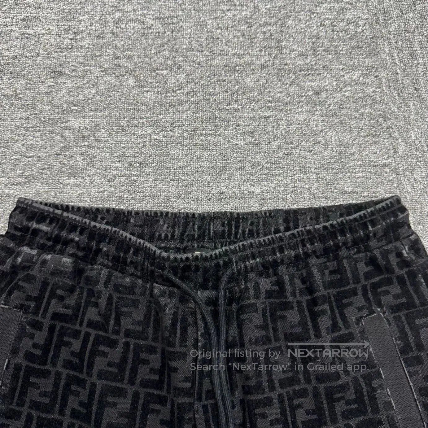Fendi Fendi Double F Flocked Shorts. Size US 33 - 3 Thumbnail