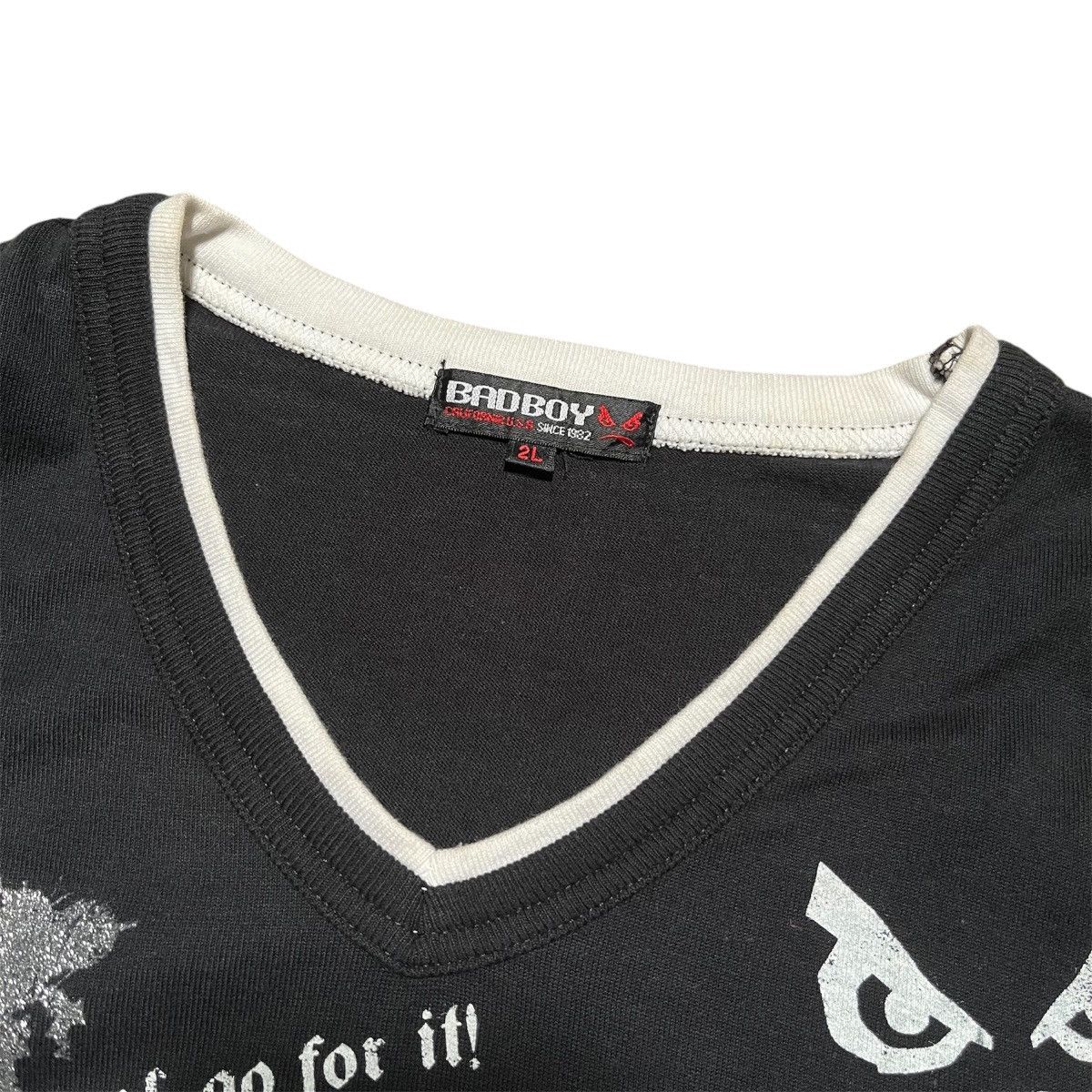 14th Addiction × KMRii Badboy Tribal Tshirt Poem Punk Double Layer Short Sleeve Size US L / EU 52-54 / 3 - 4 Thumbnail