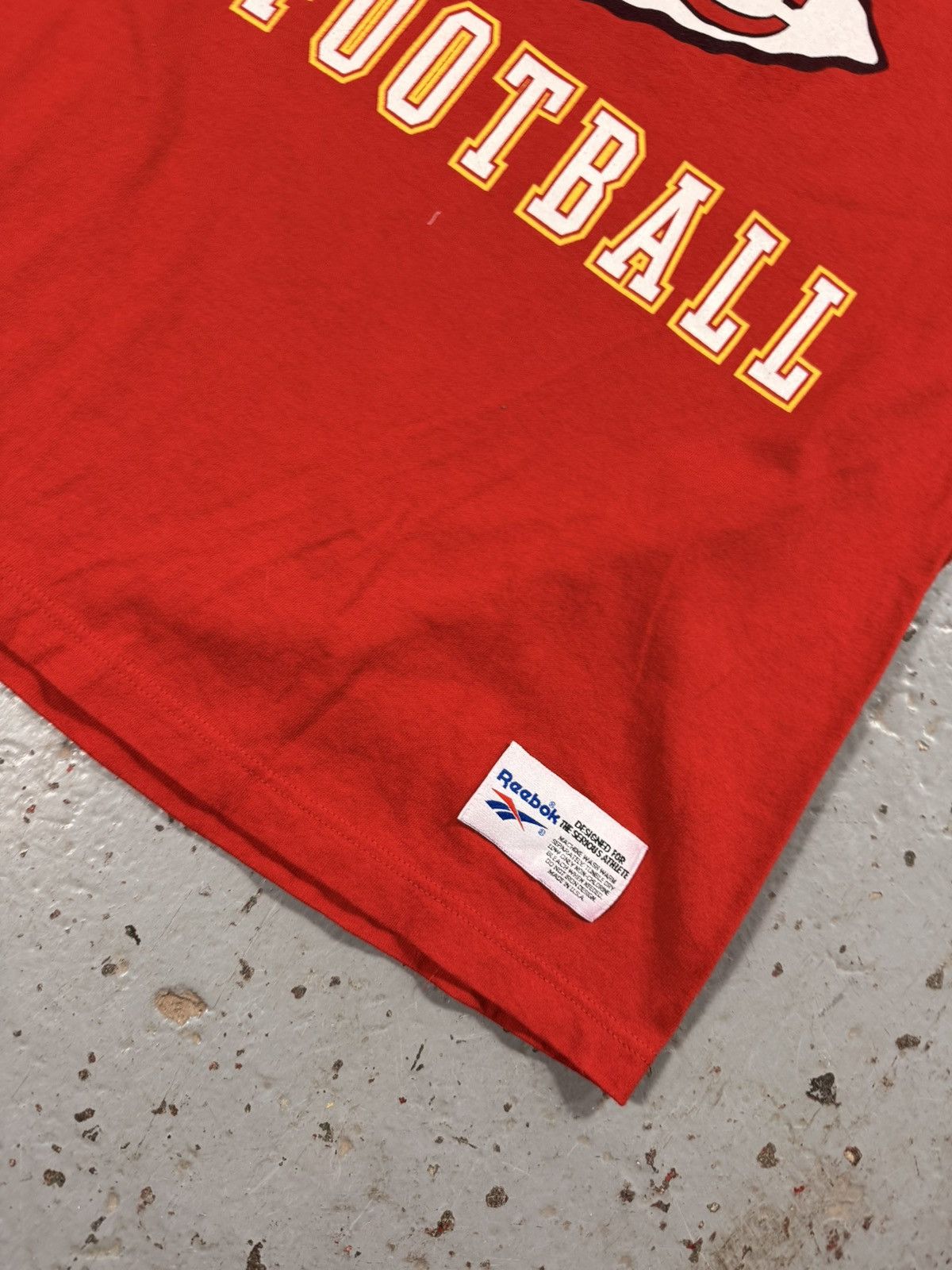 Reebok Vintage Kansas City Chiefs Signed Reebok Tee Size US M / EU 48-50 / 2 - 2 Thumbnail