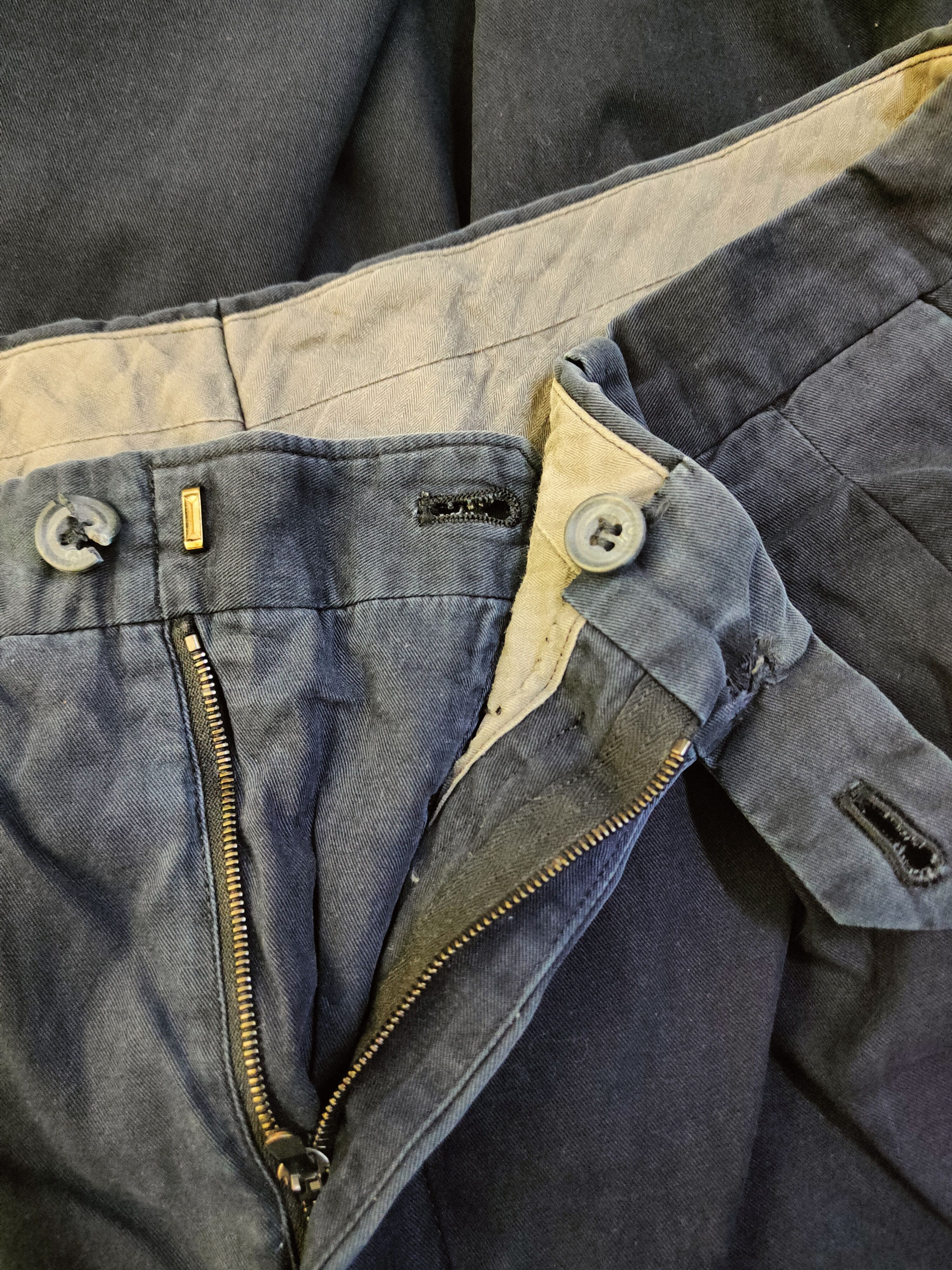 Issey Miyake DL Issey Miyake vintage Navy Casual Pants #46-811 Size US 32 / EU 48 - 14 Thumbnail