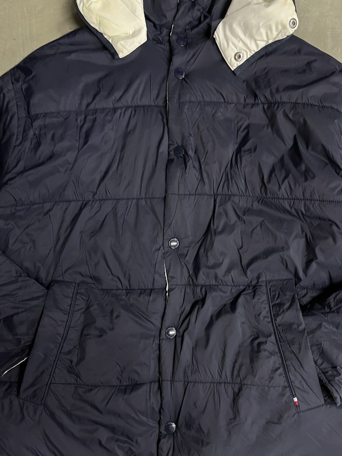 Tommy Hilfiger Vintage Tommy Hilfiger Puffer Down Jacket Moncler Stye Size US M / EU 48-50 / 2 - 2 Thumbnail