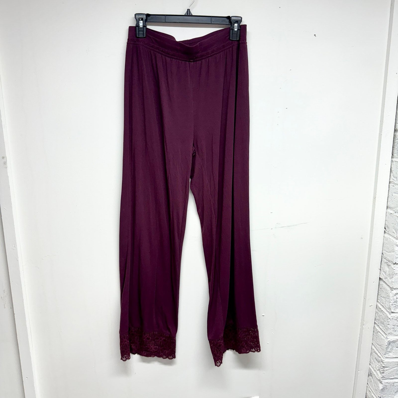 Other Soft Surroundings Lace Flowy Flared Bottom Pants Size Small Size 26" / US 2 / IT 38 - 1 Thumbnail