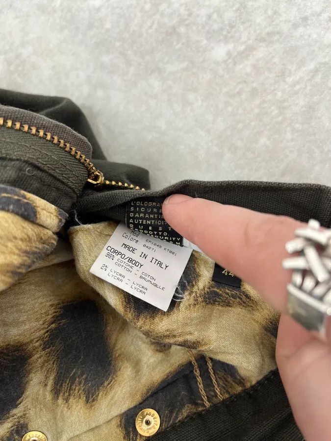 Roberto Cavalli SS2001 Roberto Cavalli Olive Green Cozy Pants Size US 30 / EU 46 - 11 Thumbnail