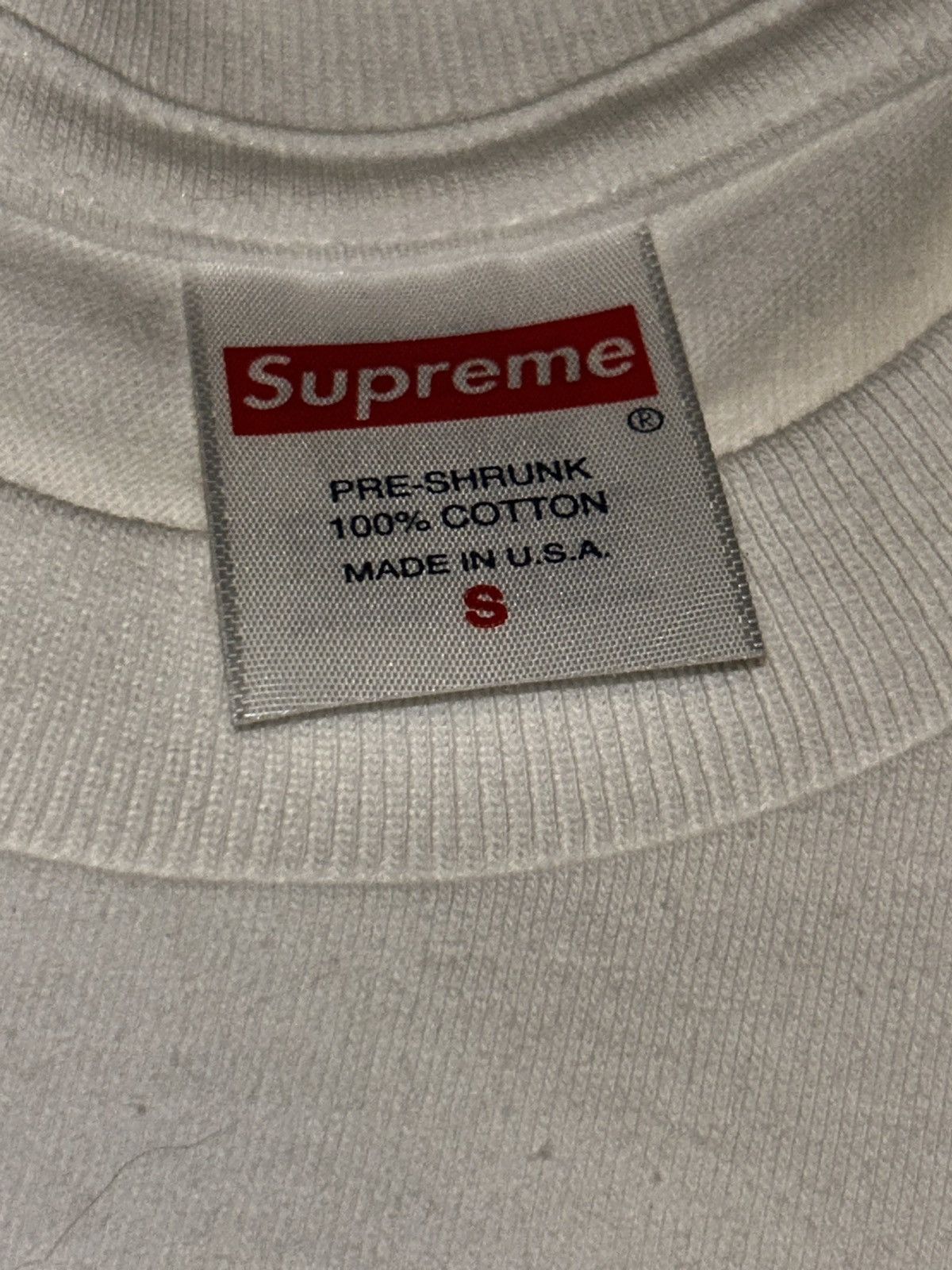 Supreme New Supreme Arabic Logo Tee White SS23 Size Men’s Small Size US S / EU 44-46 / 1 - 3 Thumbnail